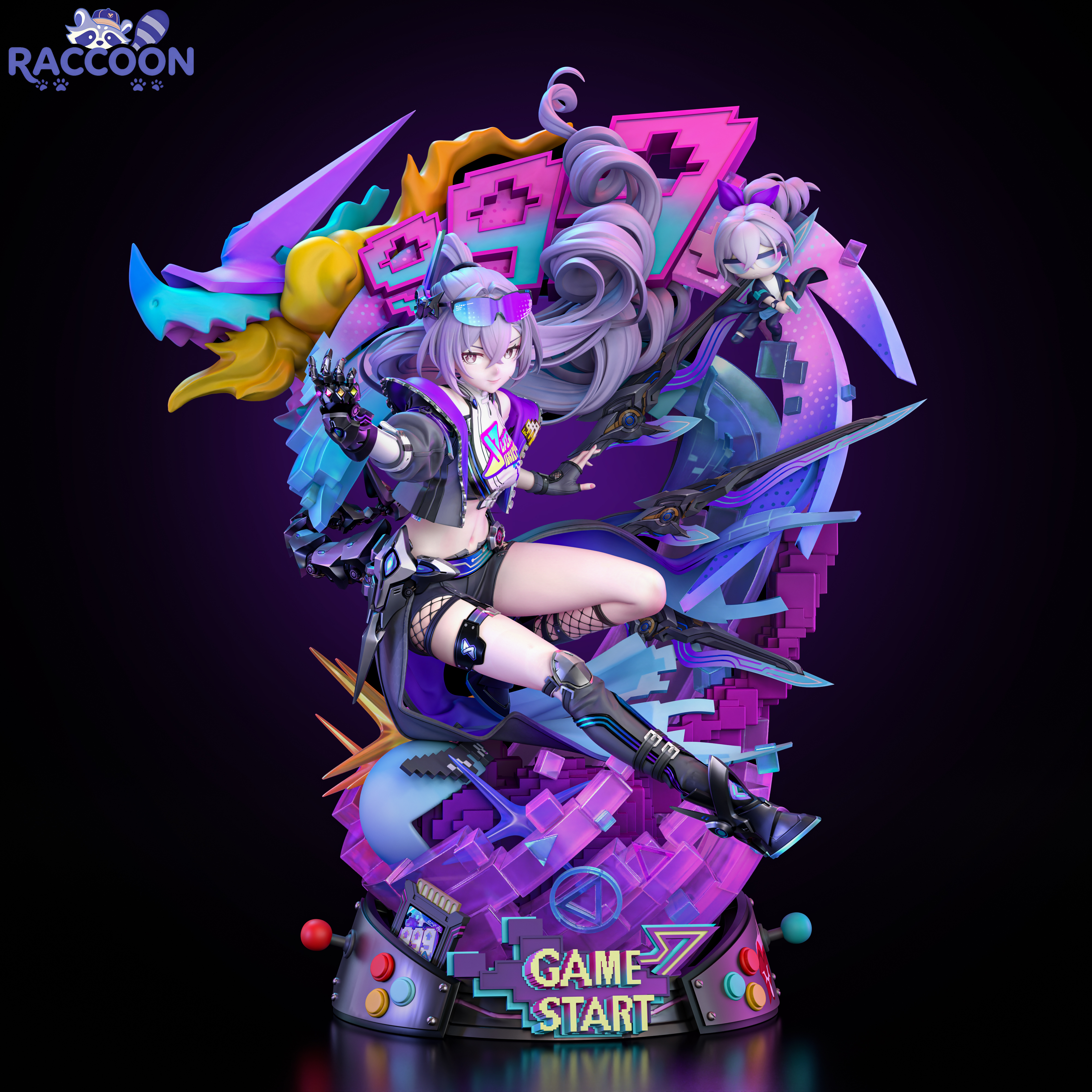 【Pre-sale】1/6 Scale Silver Wolf-Honkai: Star Rail-XiaoHuanXiong Studio