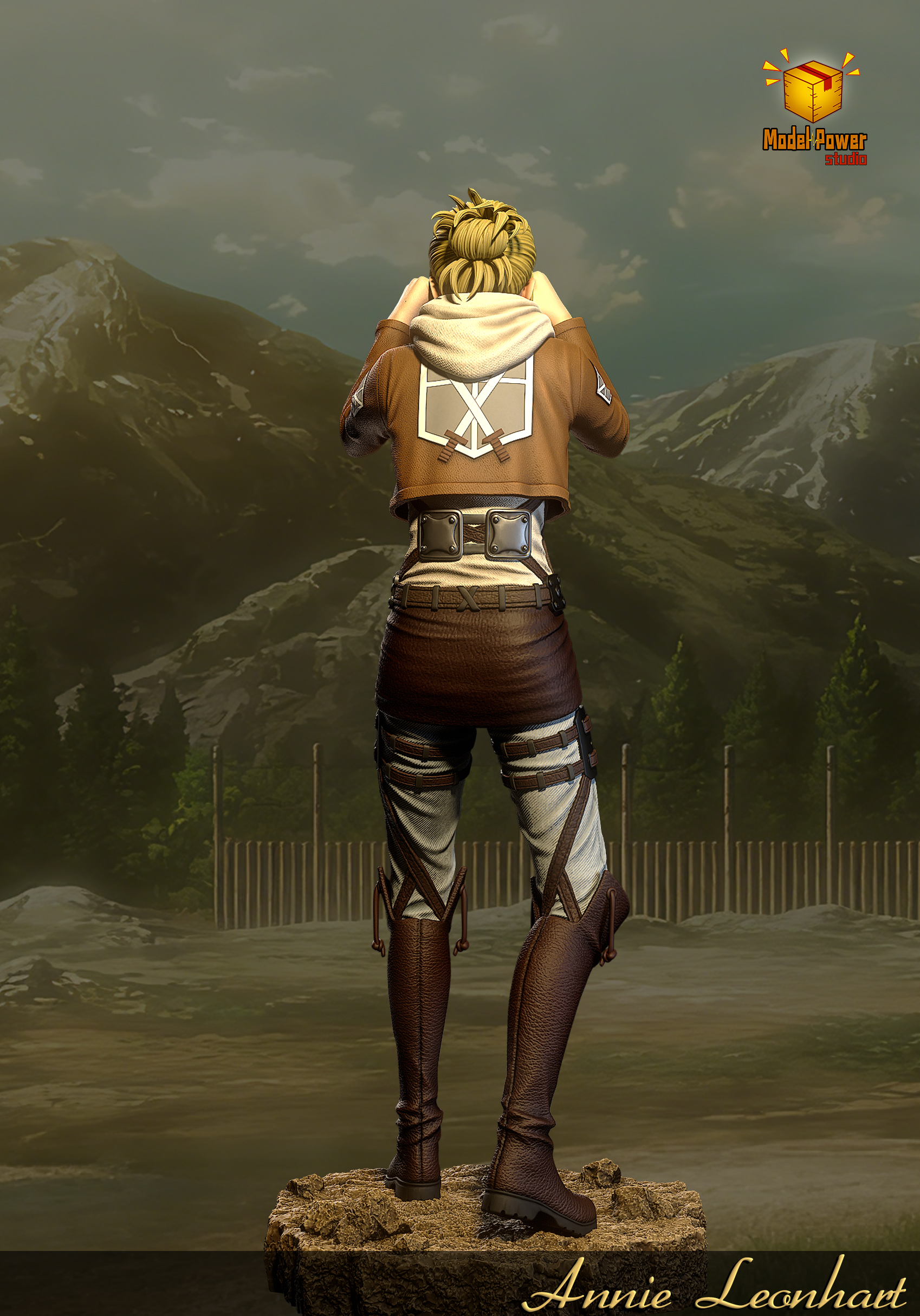 【Pre-sale】Fighting Pose Annie Leonhart-Model Power Studio