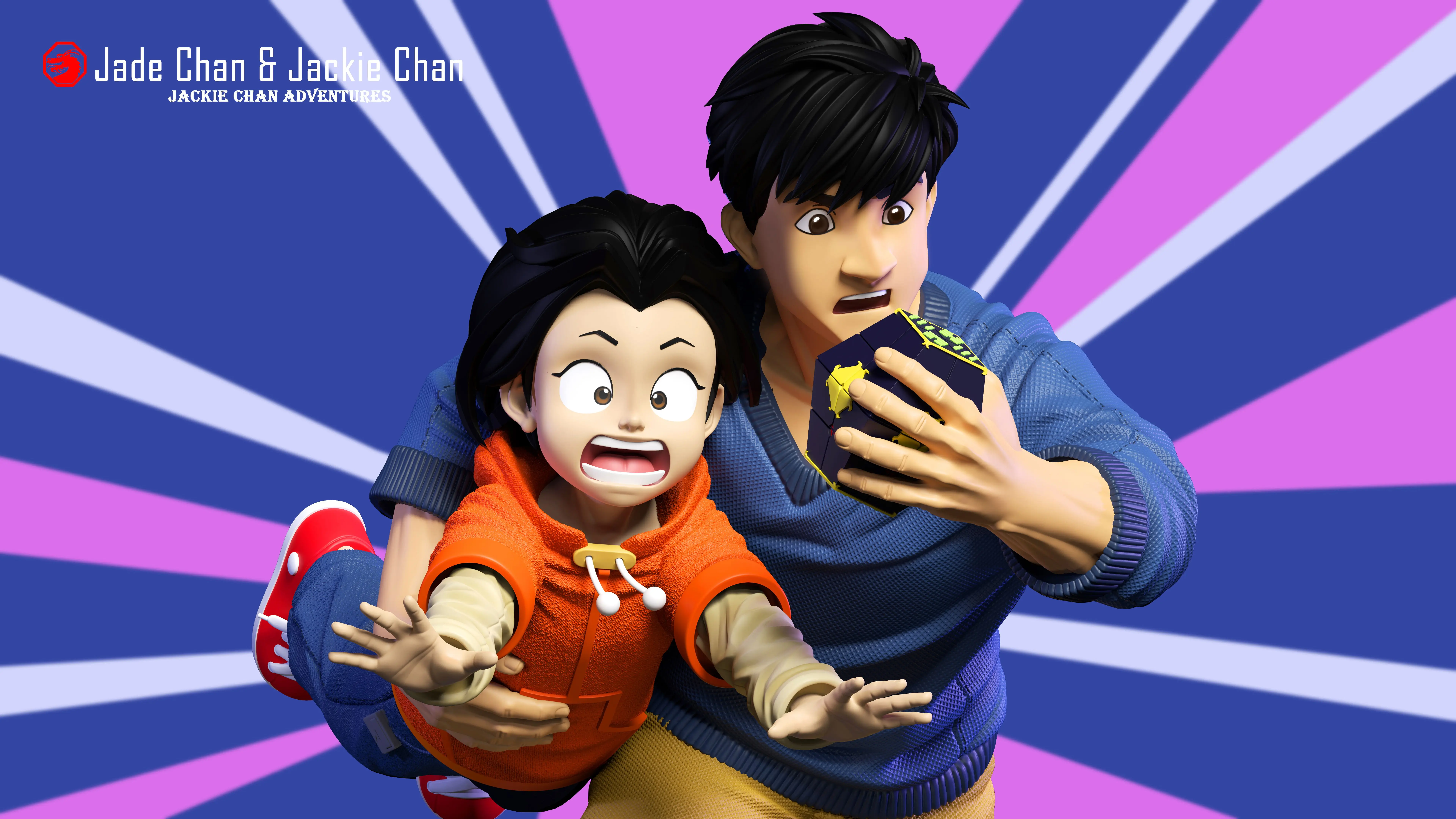 【Pre-sale】Xiaoyu And Uncle Jackie Chan-Jackie Chan Adventures-ShengZhu Studio