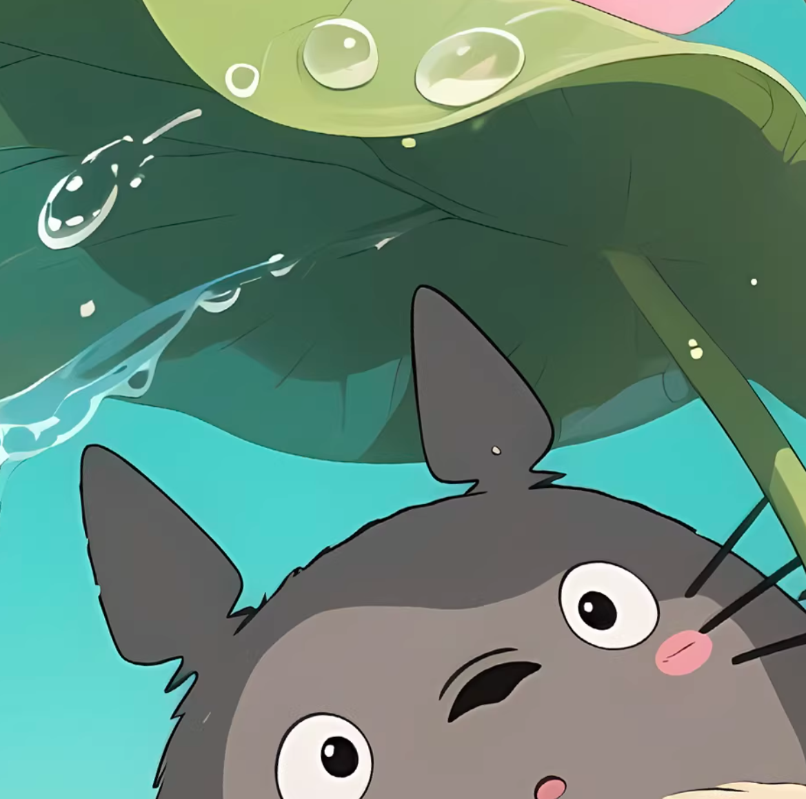 【Pre-sale】Decorative Painting of Lotus Leaf Totoro-XingKong Studio