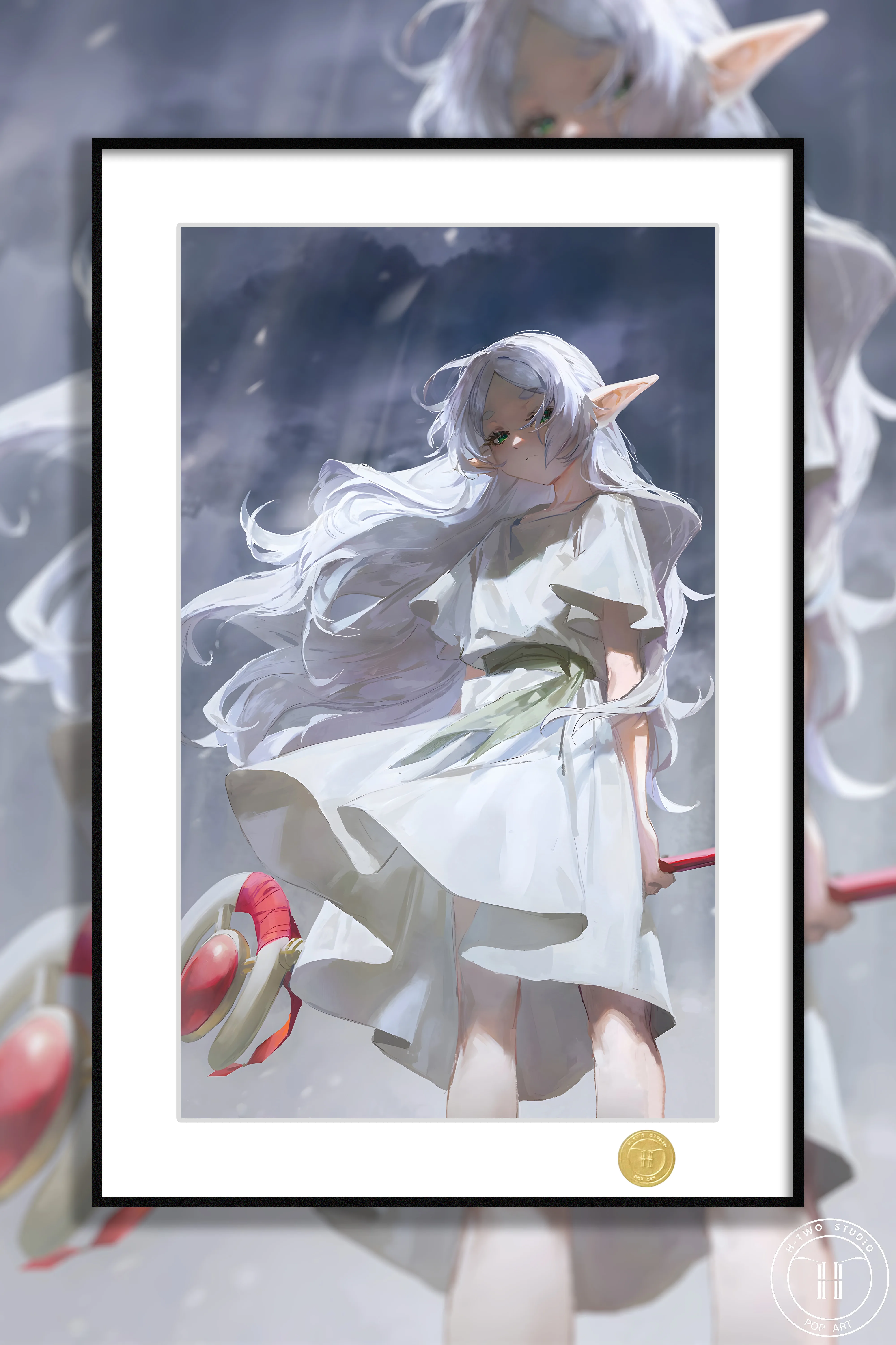 【Pre-sale】Decorative Painting of Sad Frieren-H2 Studio