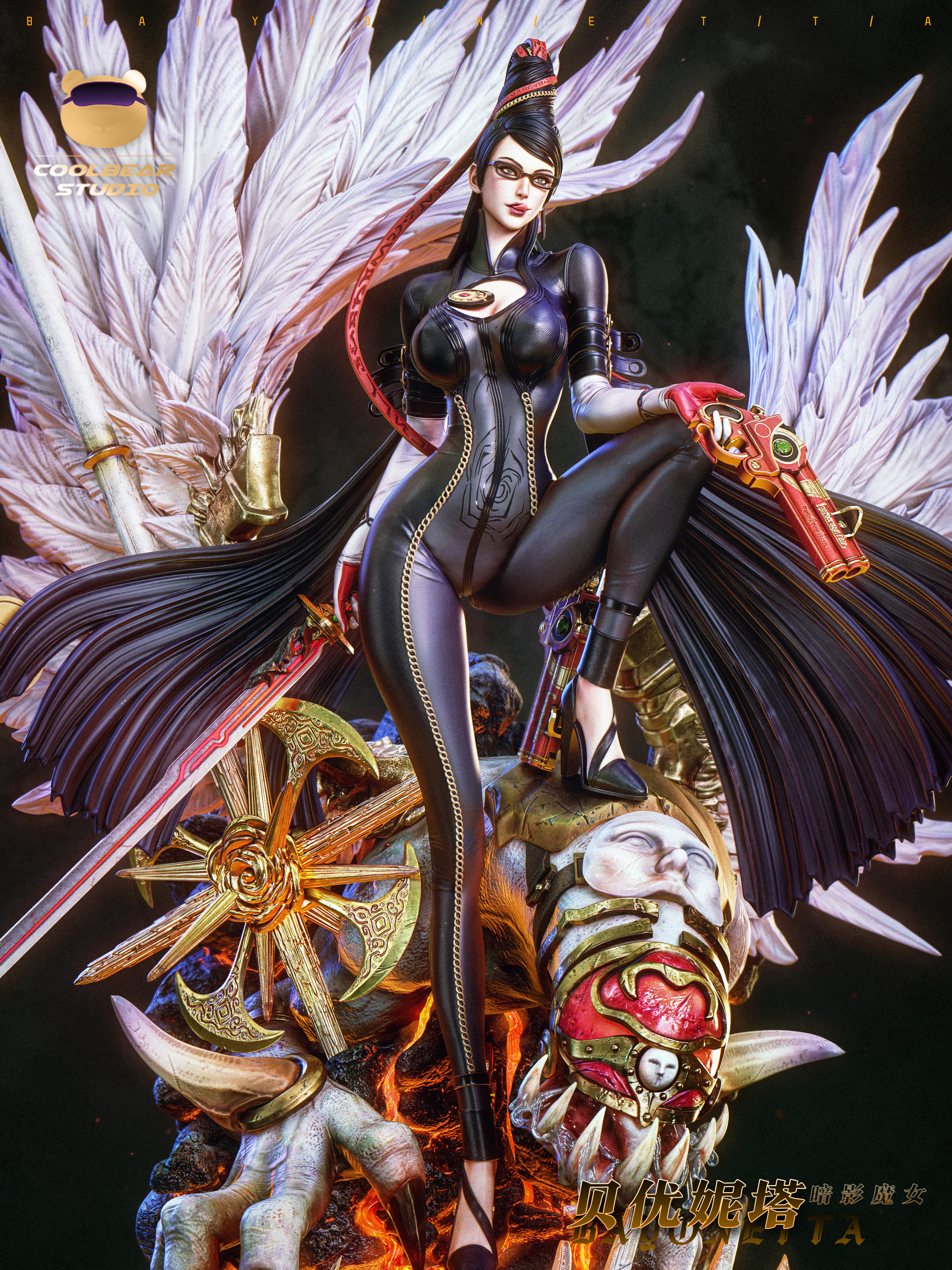 【Pre-sale】1/6 and 1/4 Scale Bayonetta-Coolbear Studio
