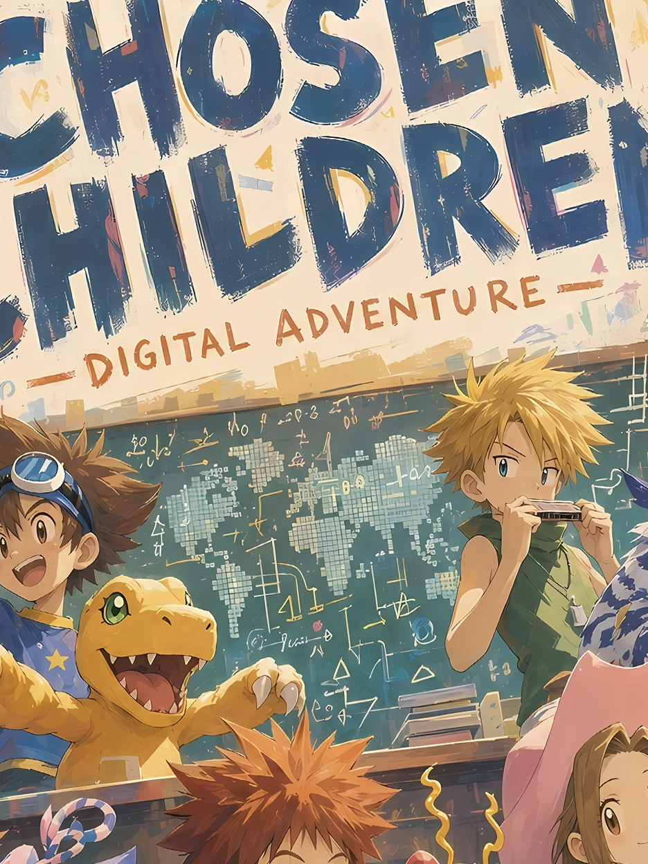 【Pre-sale】Decorative Painting of Choose Children-Digimon Adventure-XingKong Studio