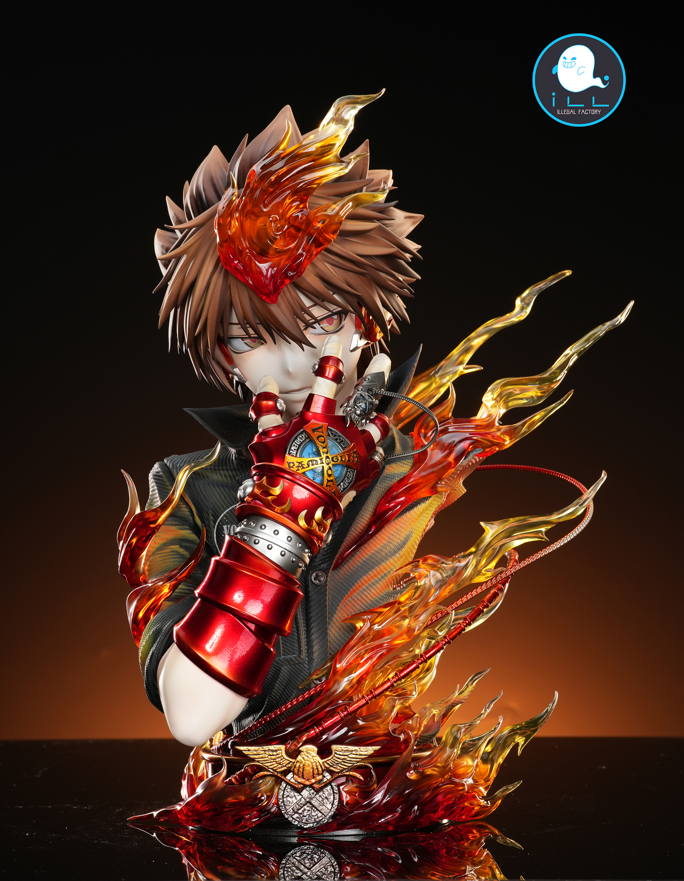 【Pre-sale】020 Bust of Sawada Tsunayoshi with LED-ILLegal FACTORY Studio