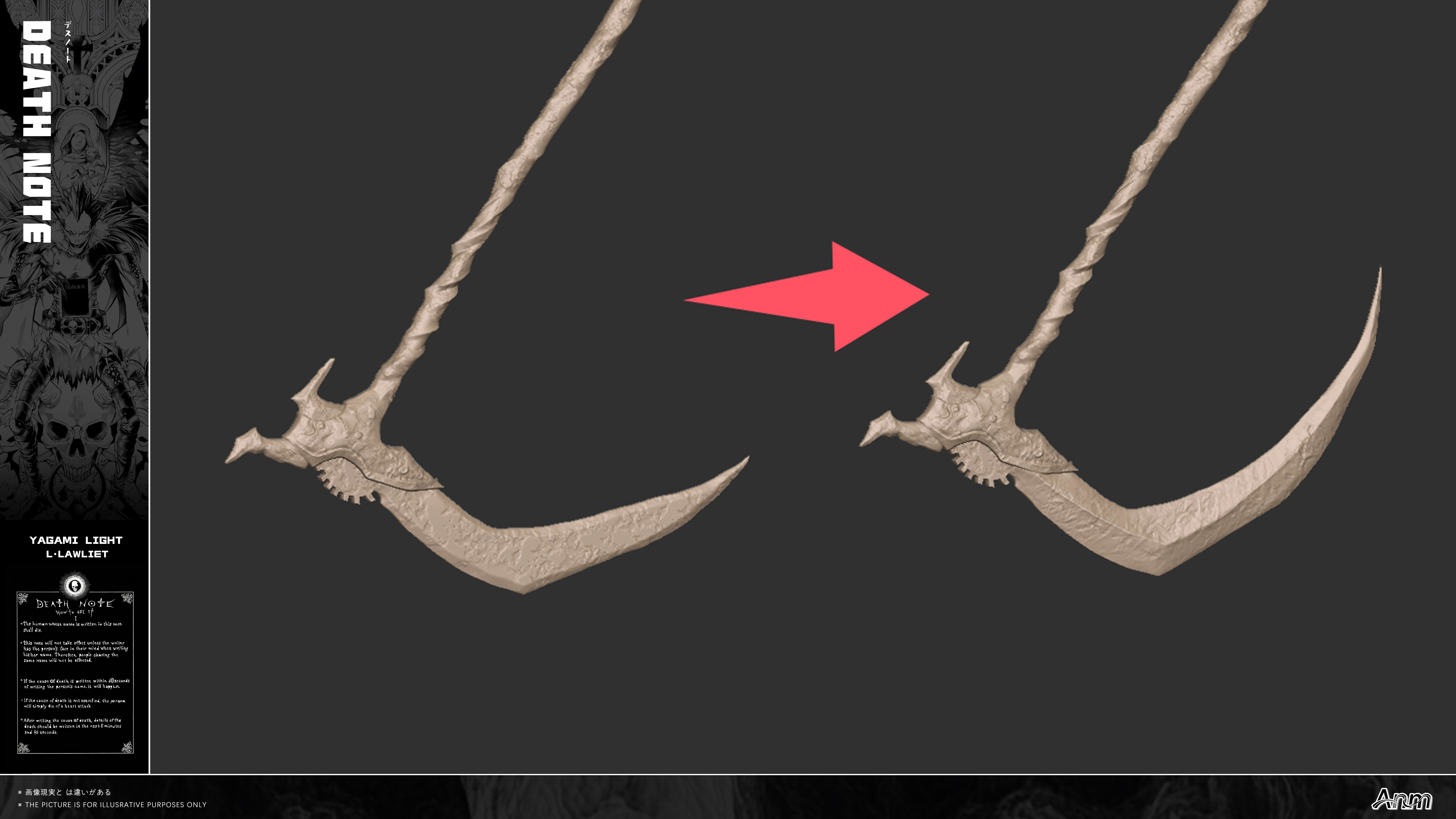 【Pre-sale】1/6 Scale Yagami Light and L lawliet-Anm Studio