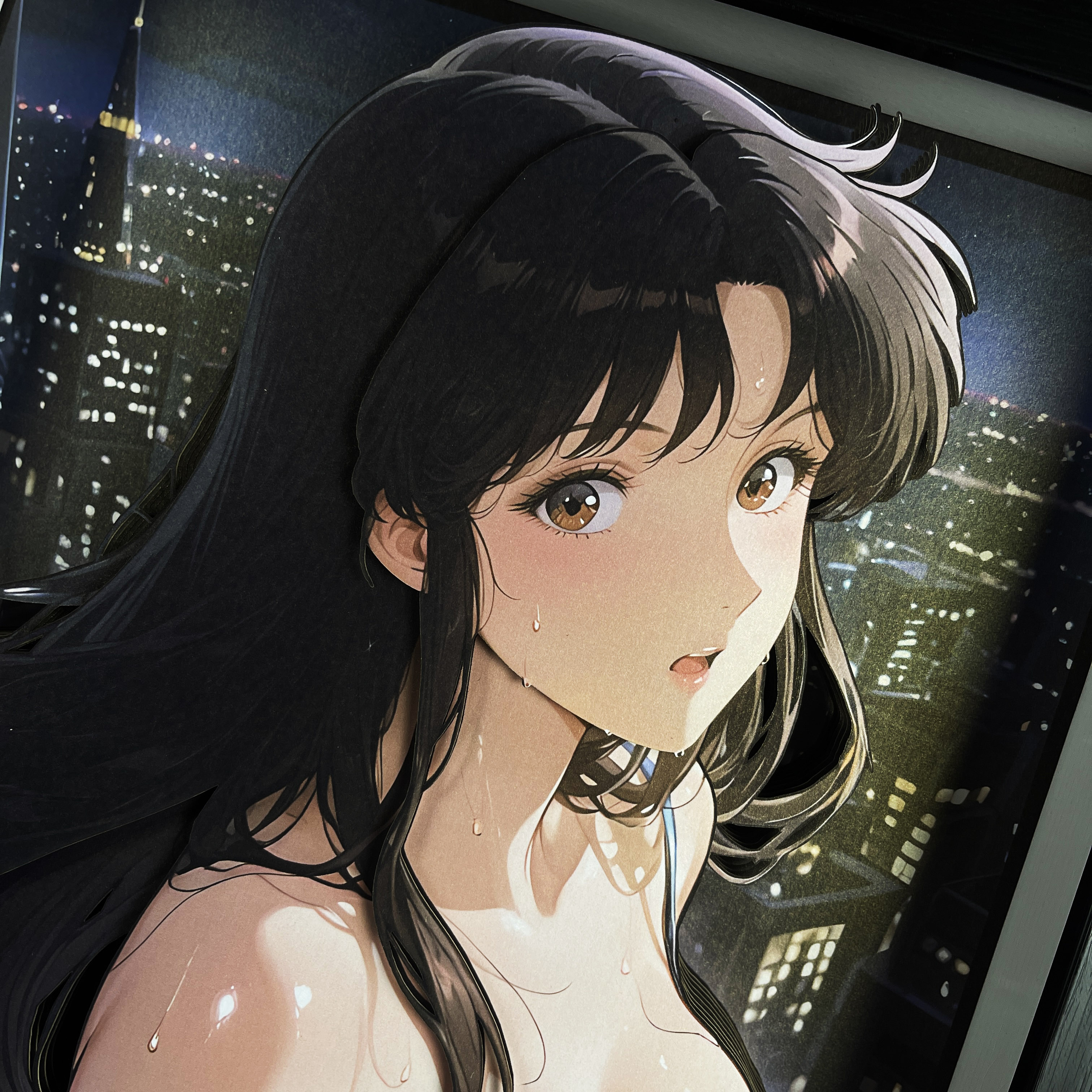 【Pre-sale】Decorative Painting of Kisugi Hitomi-Black and White Studio