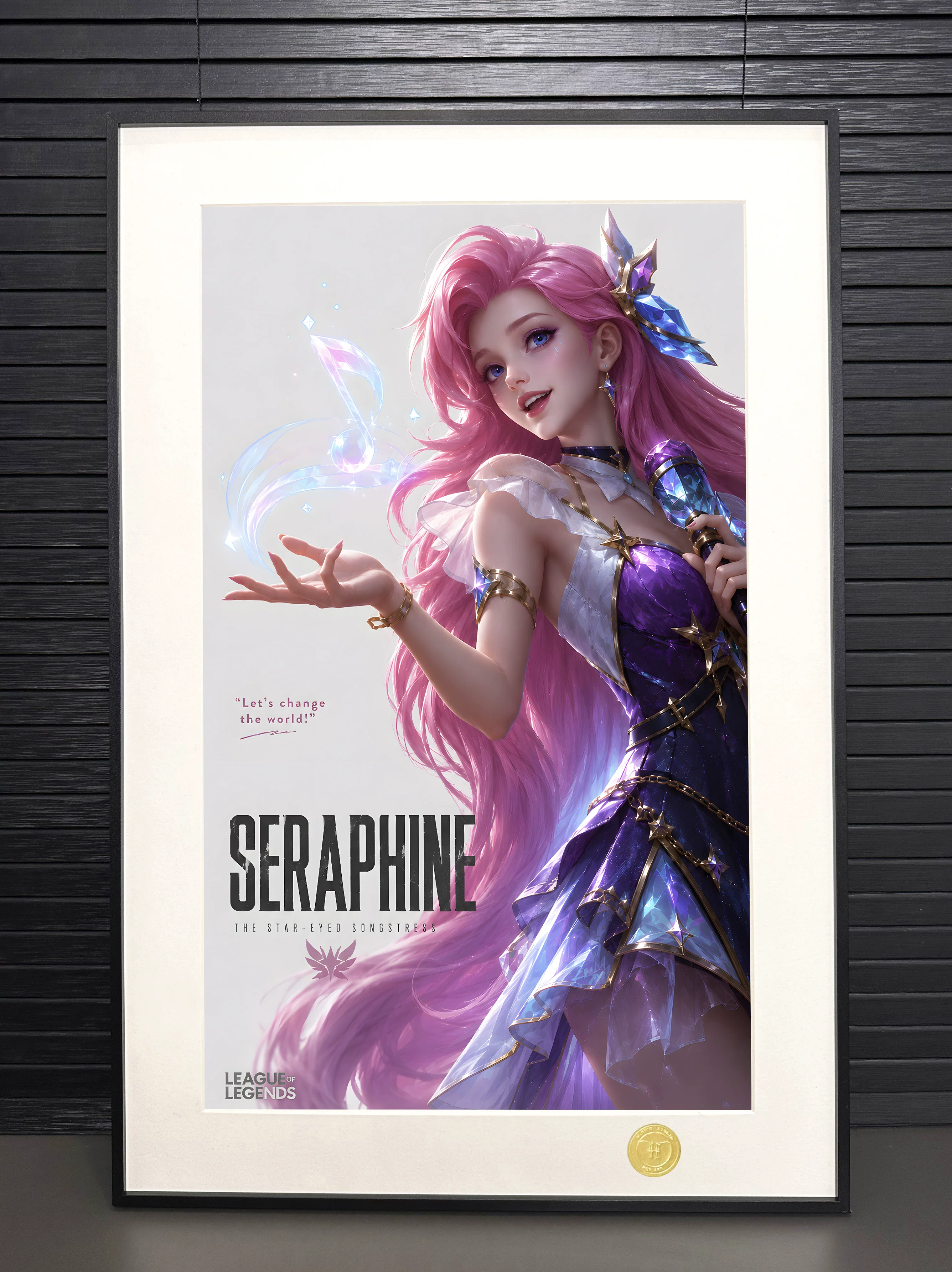 【Pre-sale】Decorative Painting of Seraphine-League of Legends-H2 Studio