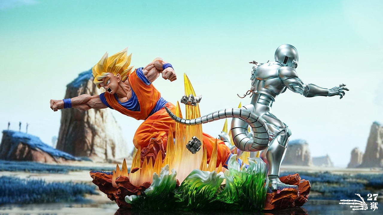 【Pre-sale】1/4 Scale Goku VS Metal Cooler with LED-27abyss Studio