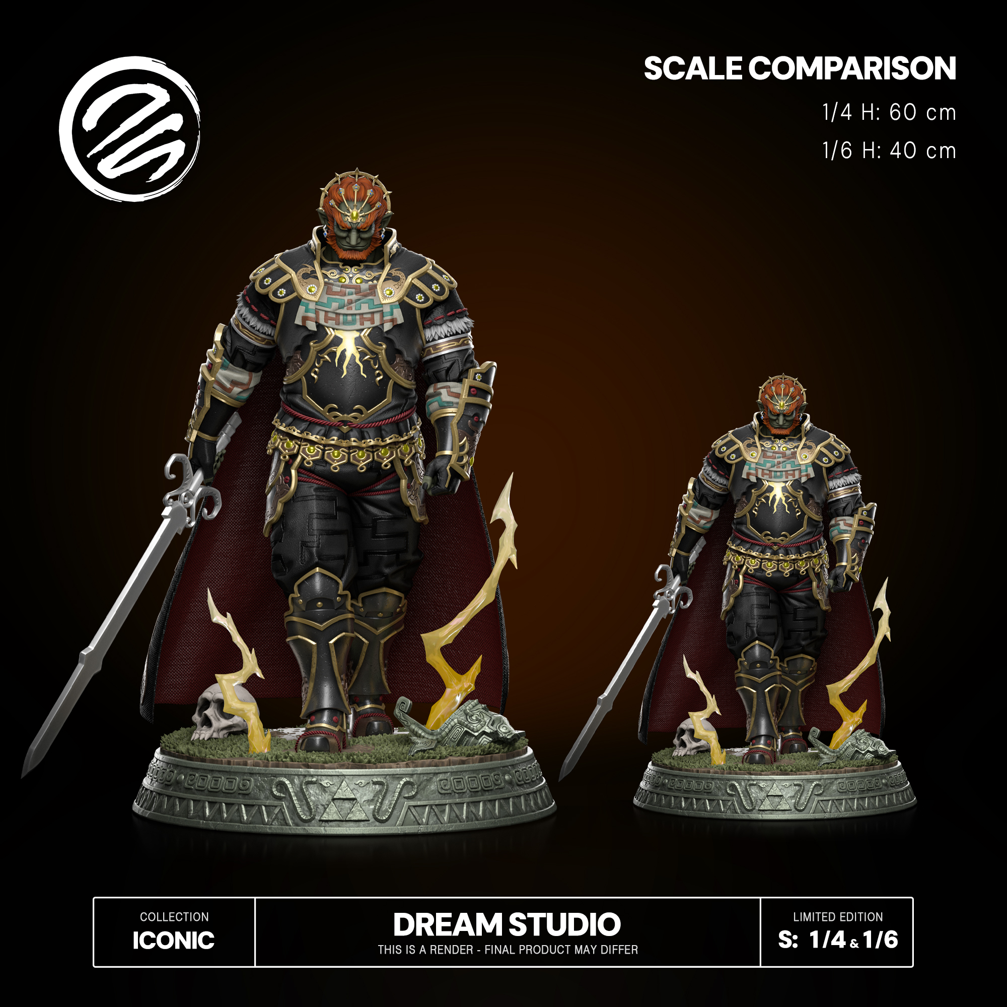 【Pre-sale】1/6 and 1/4 Scale Ganondorf TP-Dream Studio