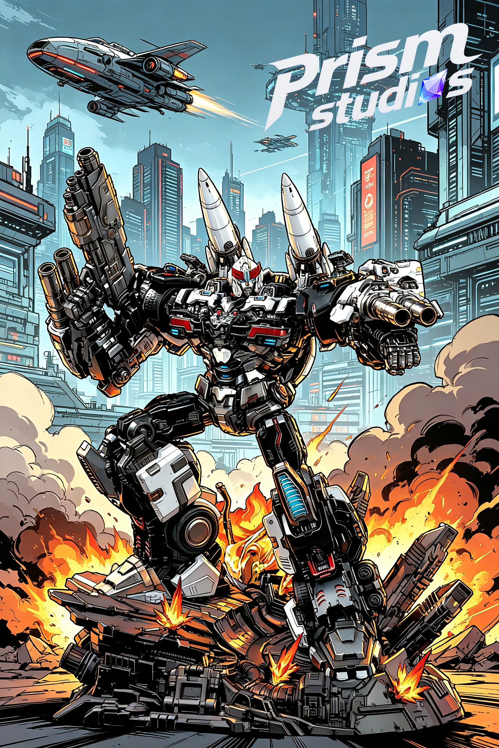 【Pre-sale】Prowl-Transformers-Prism Studios