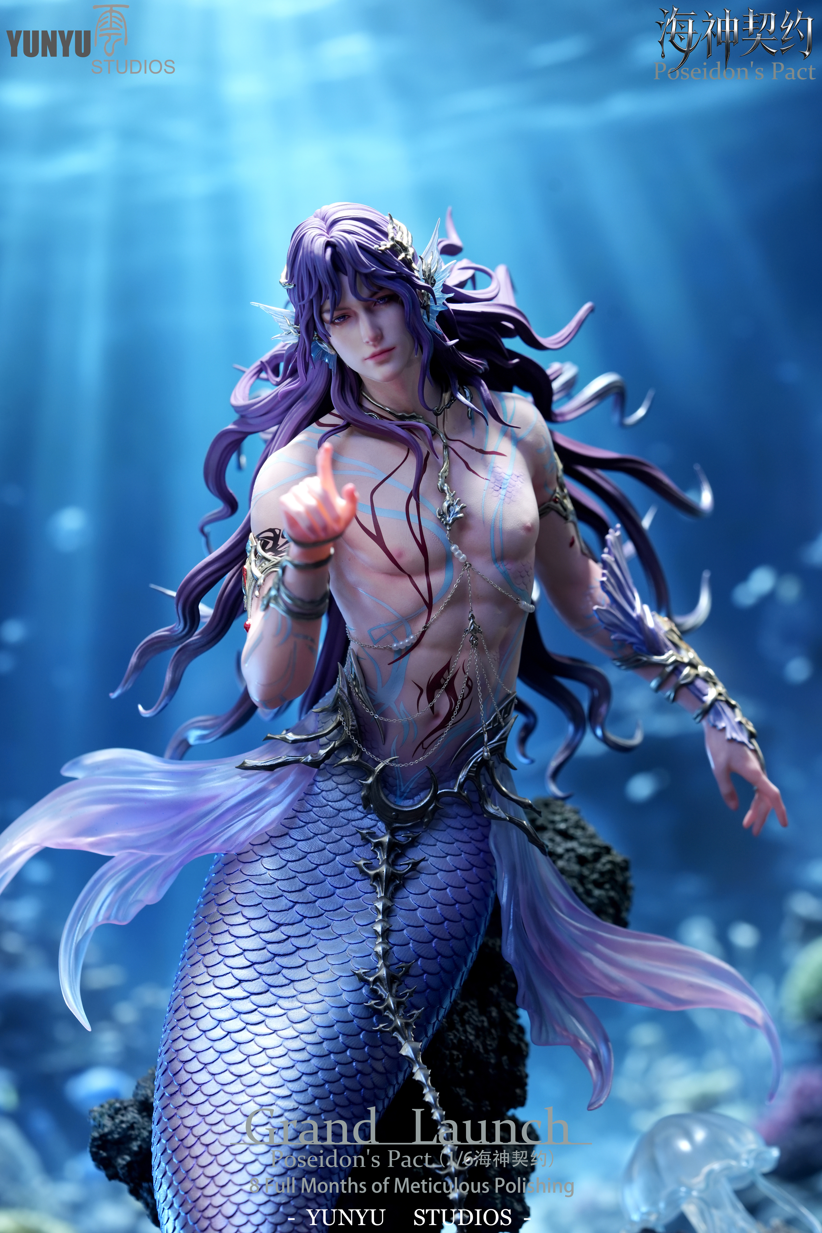 【Pre-sale】1/6 Scale Grand Launch Poseidon's Pact Rafayel-YunYu Studio