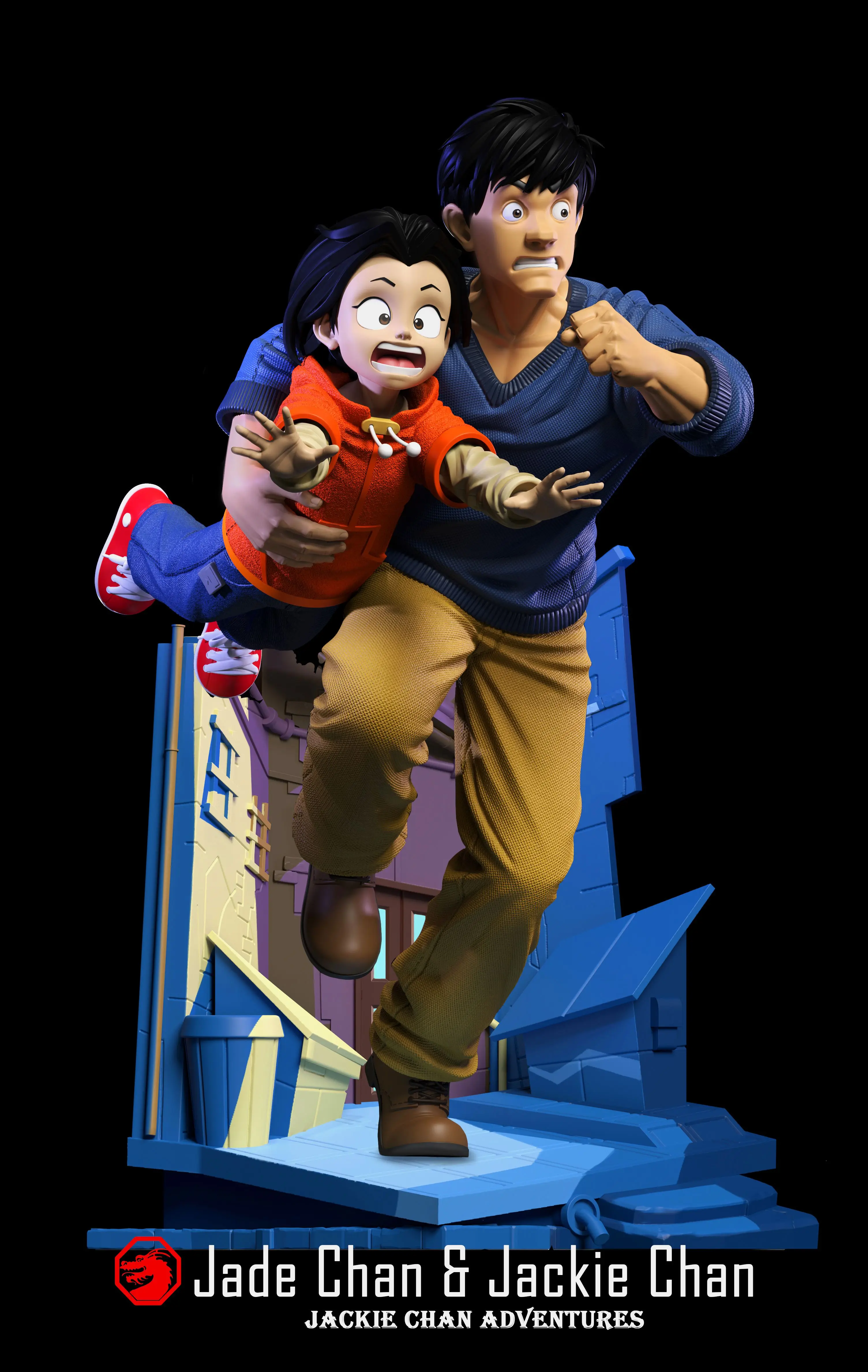 【Pre-sale】Xiaoyu And Uncle Jackie Chan-Jackie Chan Adventures-ShengZhu Studio