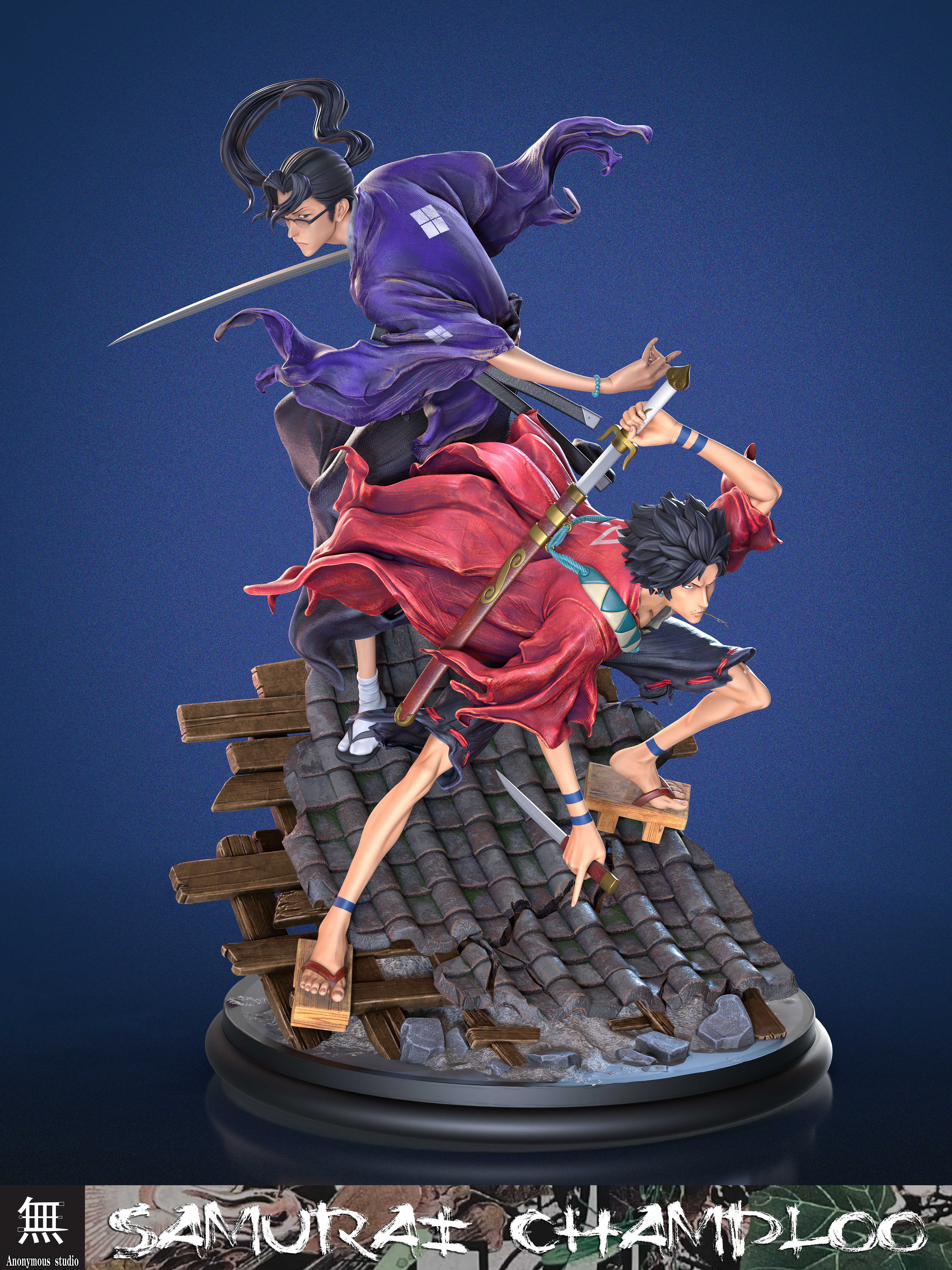 【Pre-sale】1/4 Scale Mugen and Jin-Anonymous Studio
