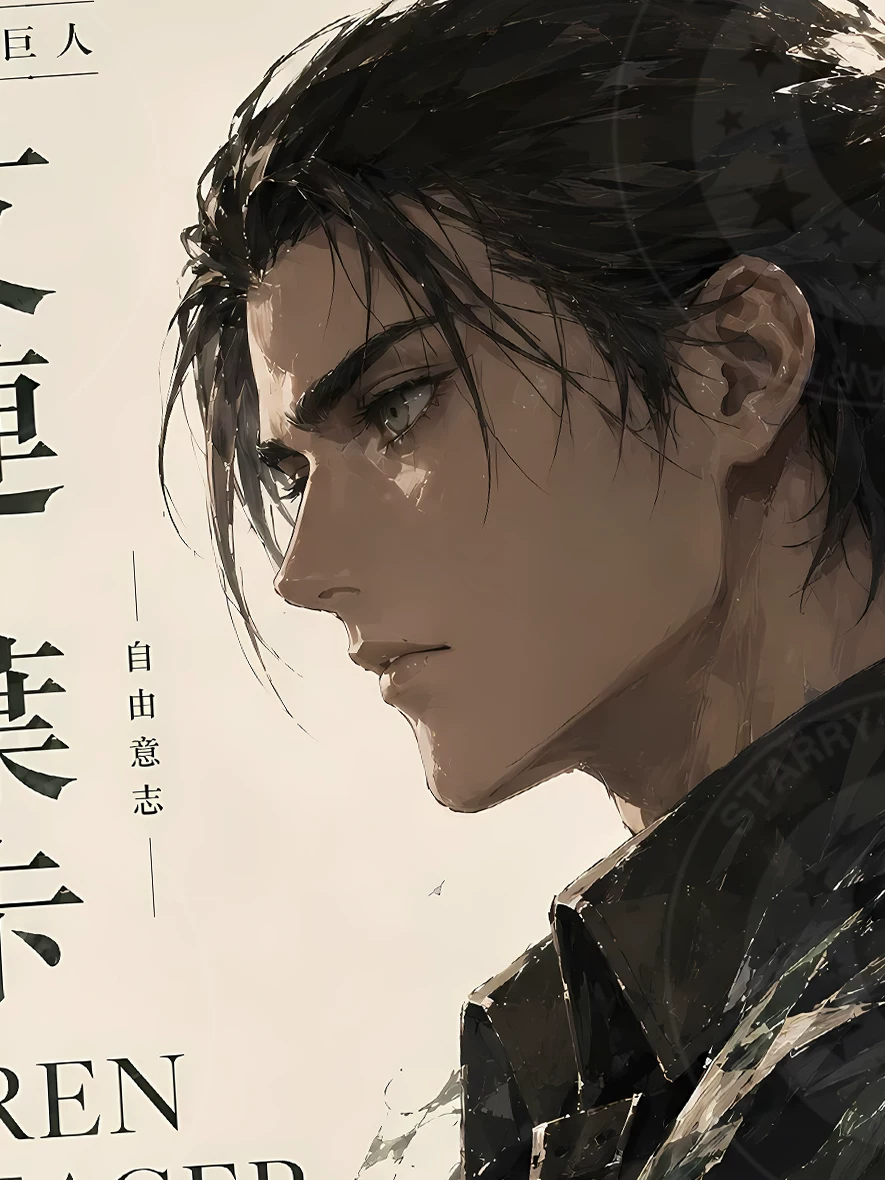 【Pre-sale】Decorative Painting of Eren-Attack on Titan-XingKong Studio