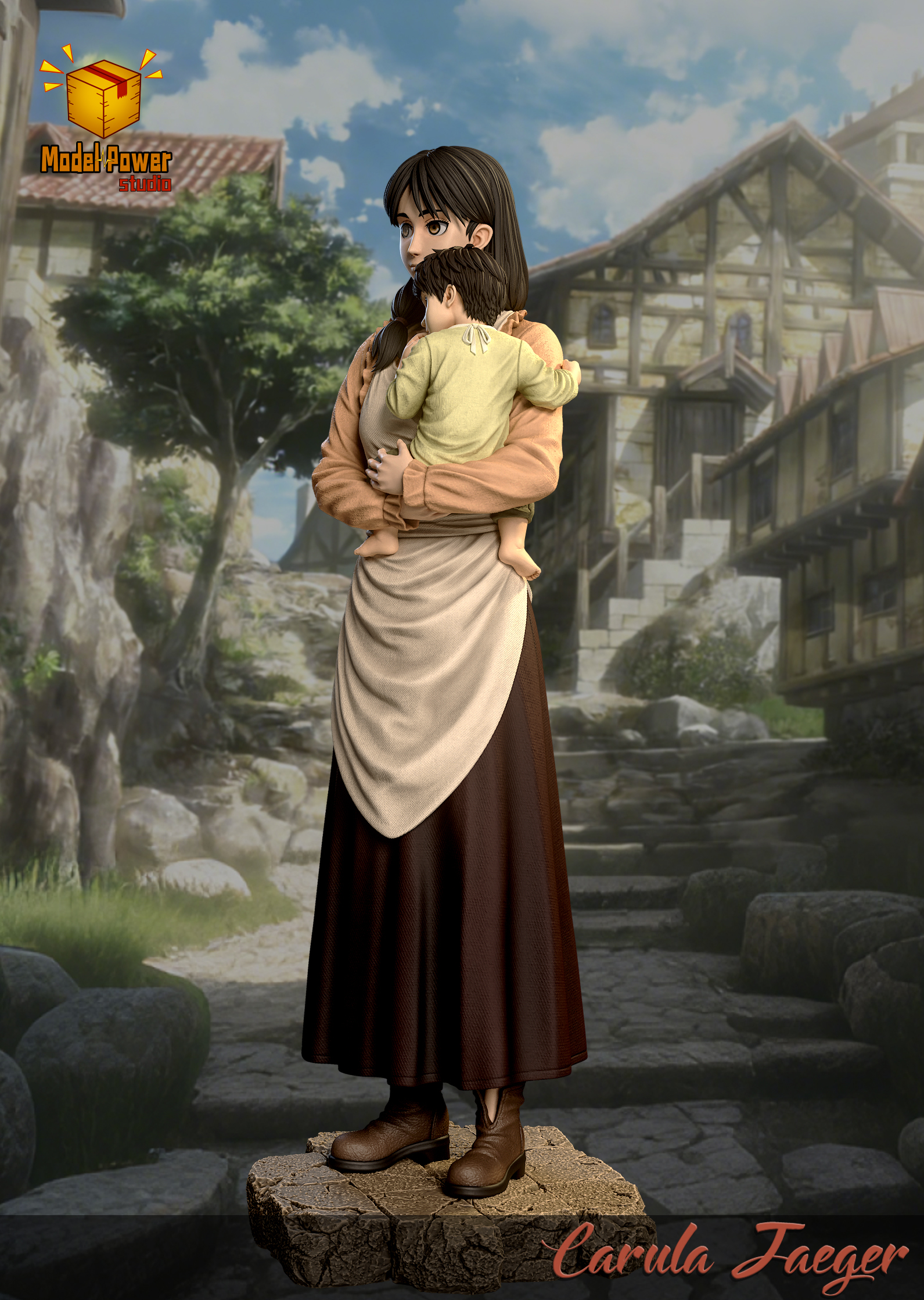 【Pre-sale】Carla Jeager and Eren Jeager-Model Power Studio