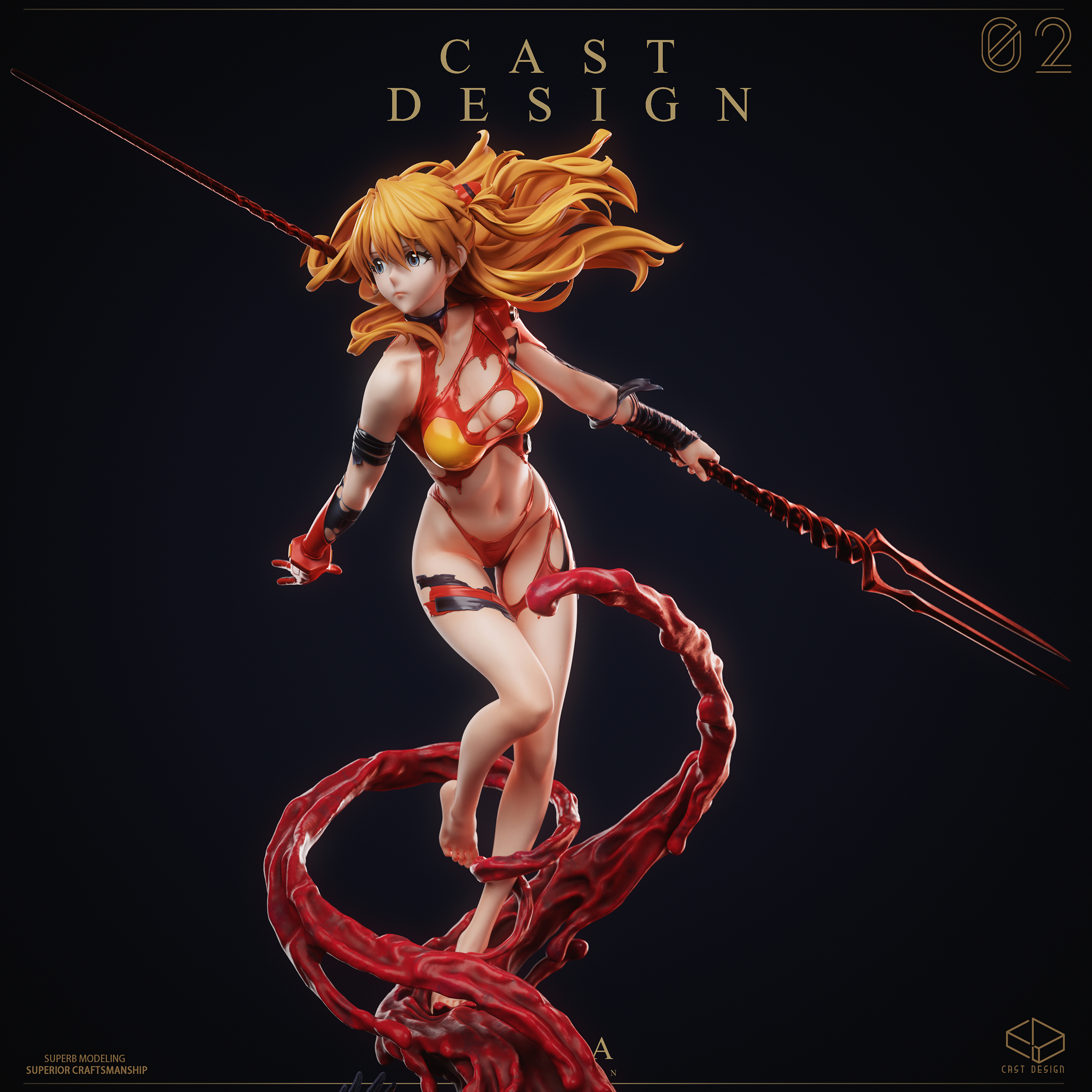 【Pre-sale】1/4 Scale NO.10 Asuka-Cast Design Studio