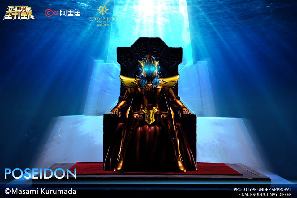 【Pre-sale】1/6 Scale Poseidon with LED Licensed-Saint Seiya-Zodiakos Studio