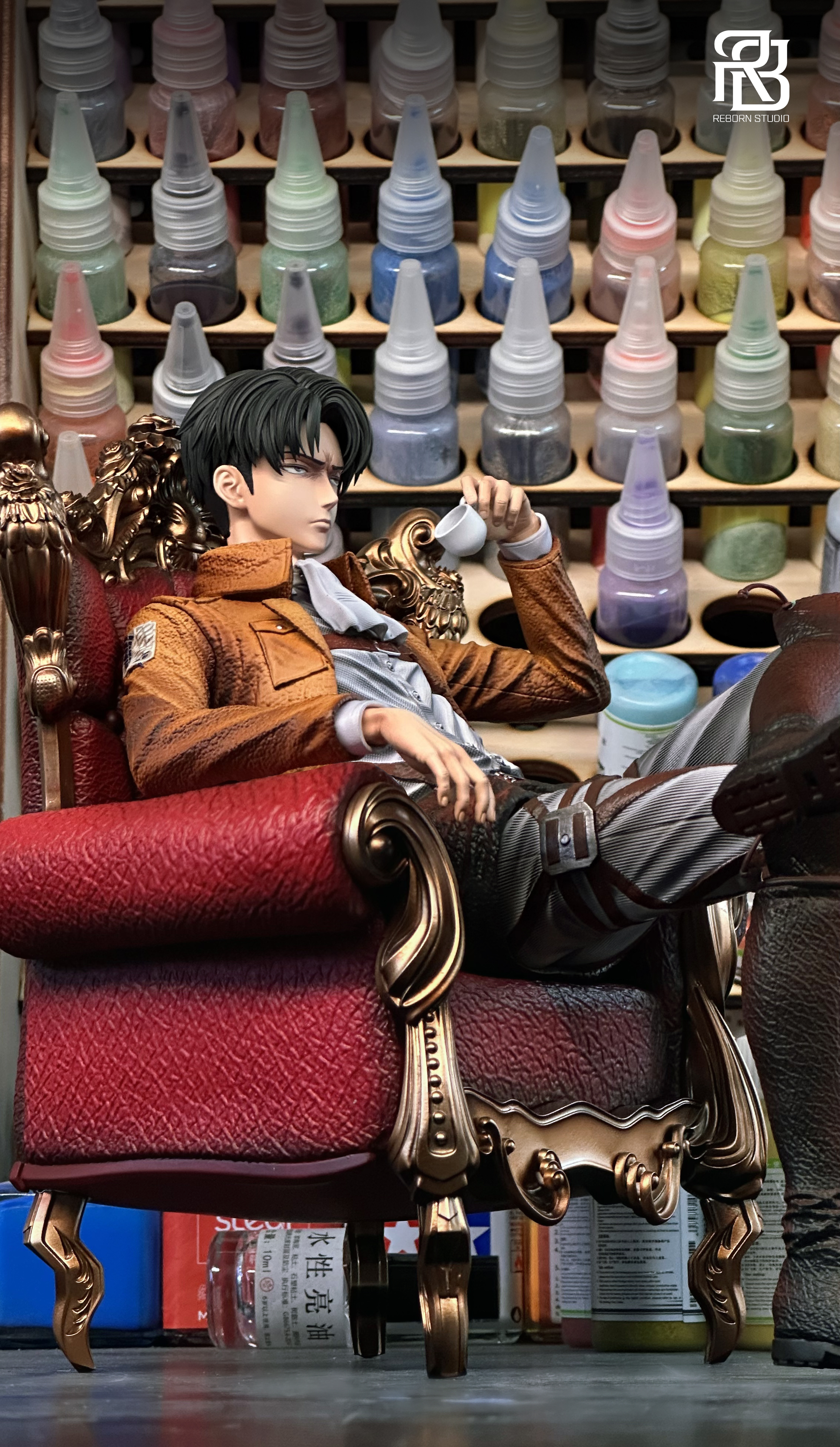 【Pre-sale】1/6 Scale Levi Drinking Tea-ReBorn Studio