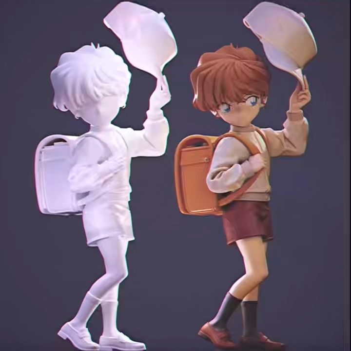 【Pre-sale】1/6 Scale Haibara Ai-Detective Conan-WanZhiWu Studio