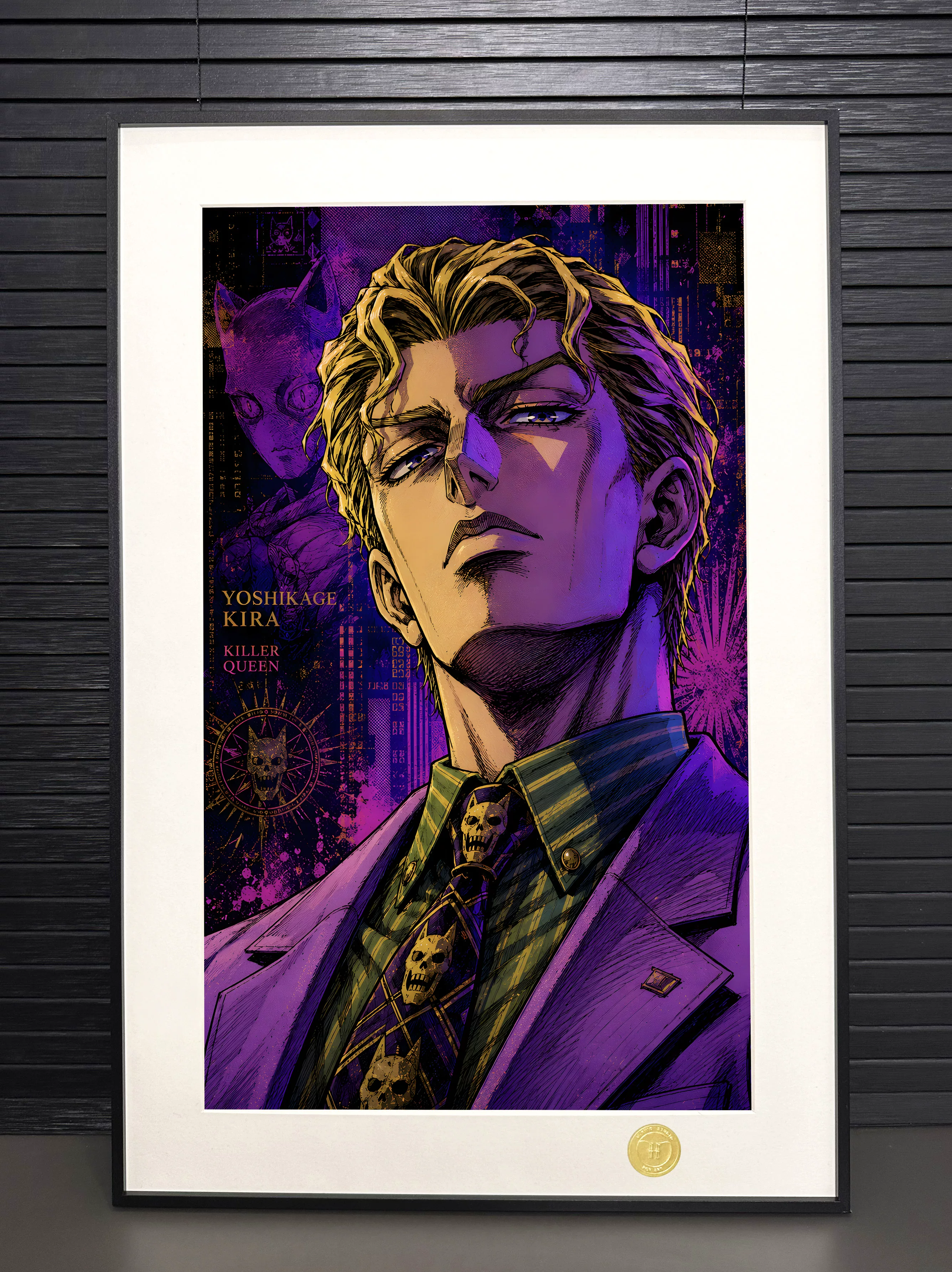【Pre-sale】Decorative Painting of Kira Yoshikage-JoJo's Bizarre Adventure-H2 Studio