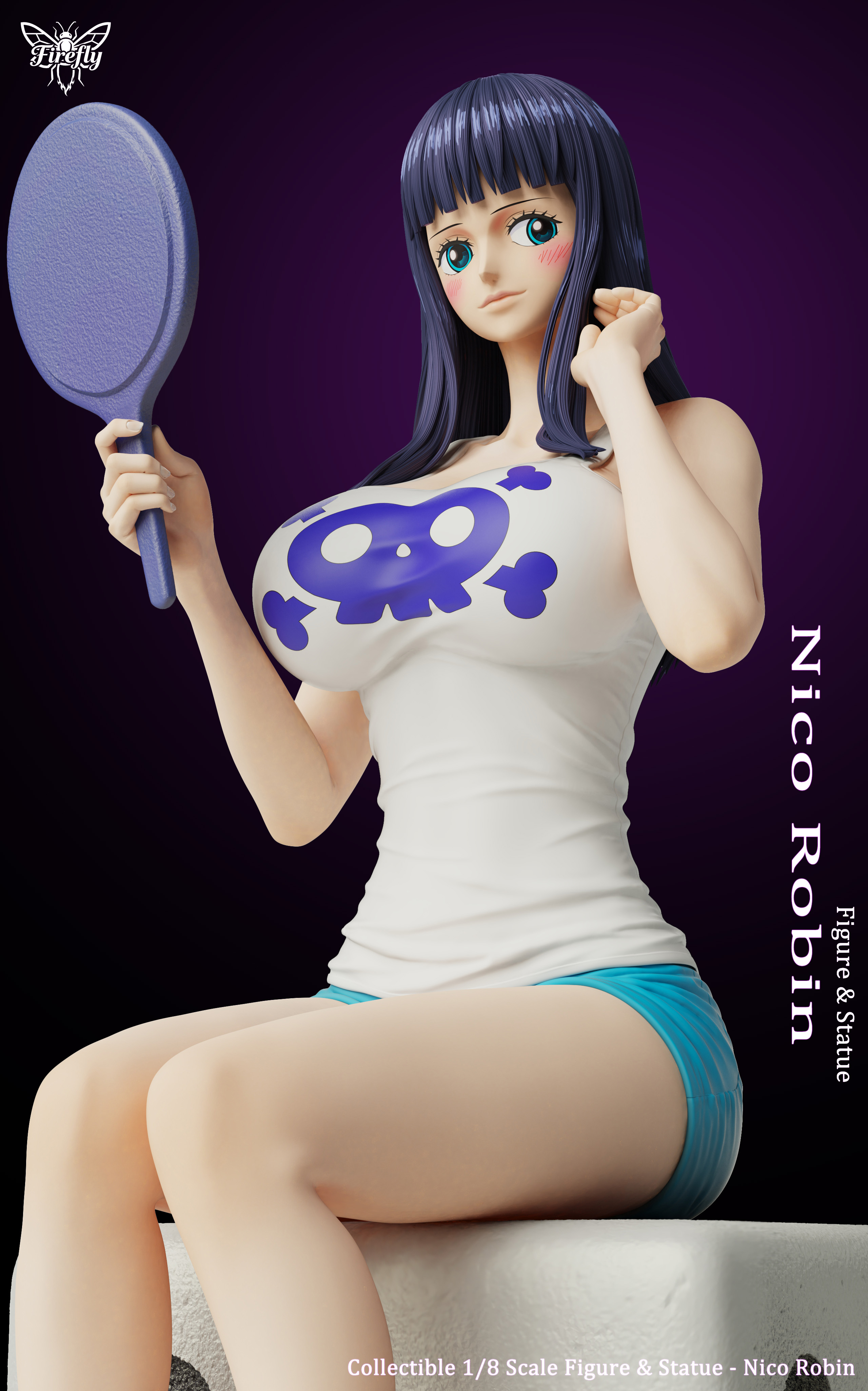 【Pre-sale】1/8 Scale Nico Robin with Straight Bangs-One Piece-Firefly Studio