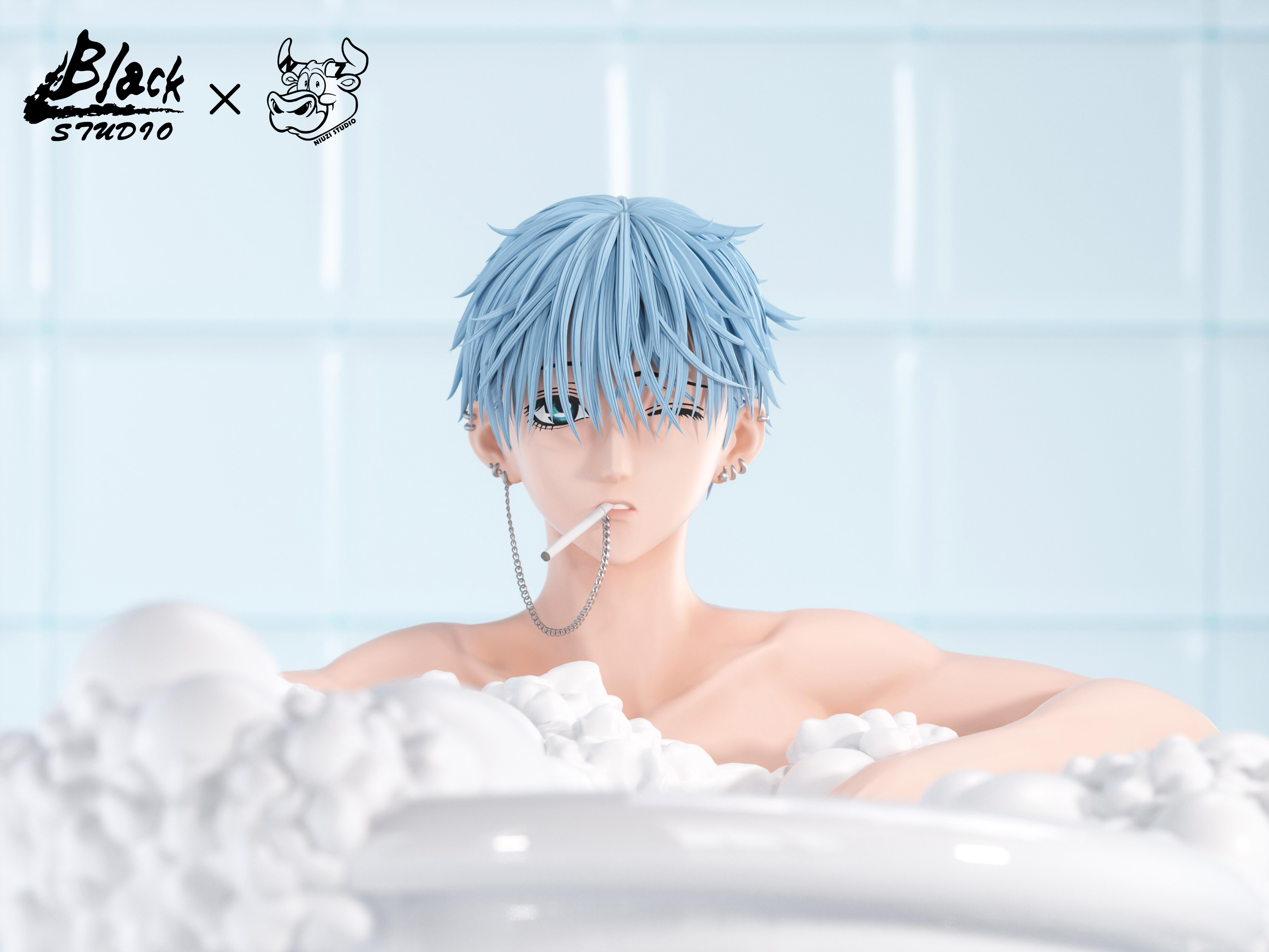 【Pre-sale】1/6 Scale Bathtub Okazaki Shinichi-BLACK and NIUZI Studios