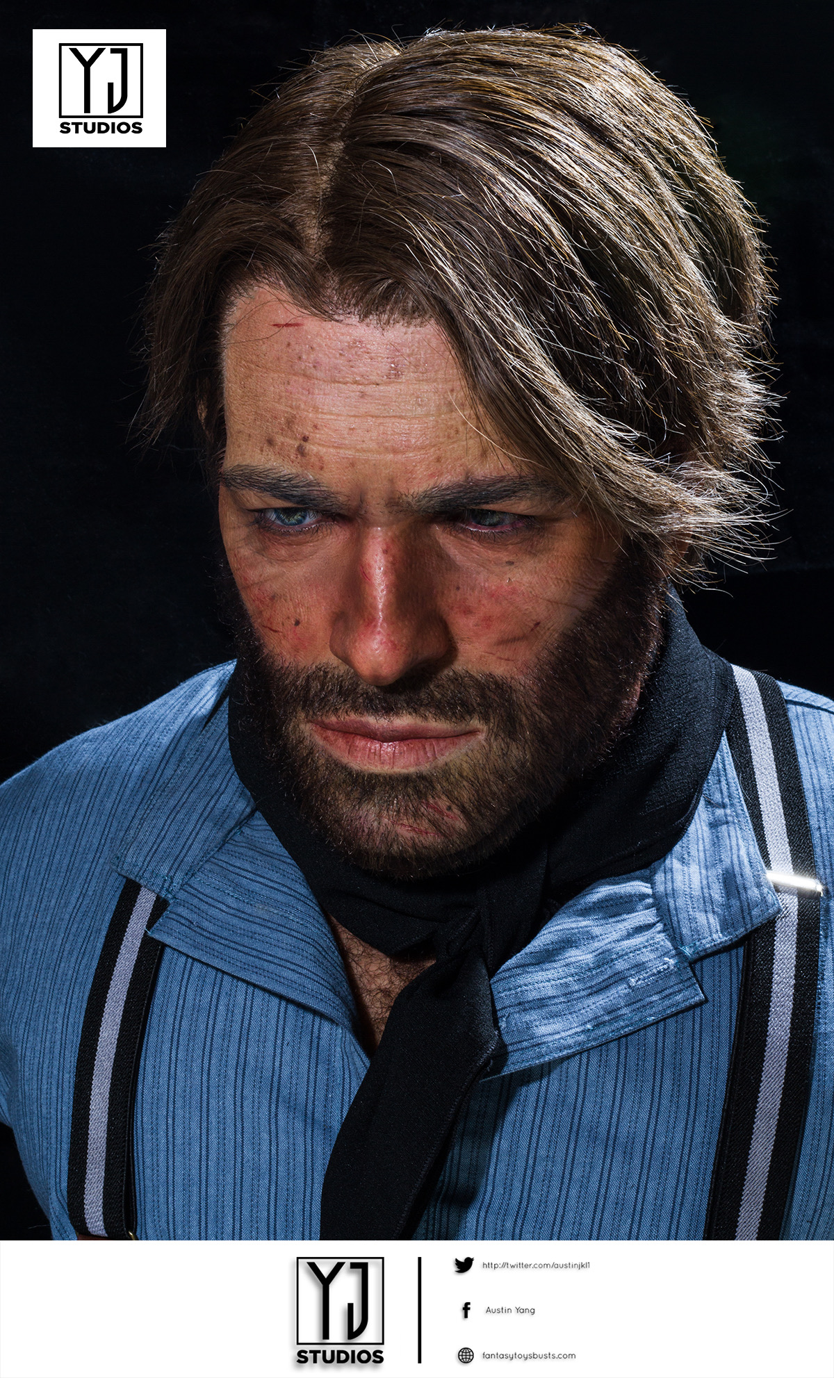 【Pre-sale】1/1 Scale Bust of Arthur Morgan-YJ Studio