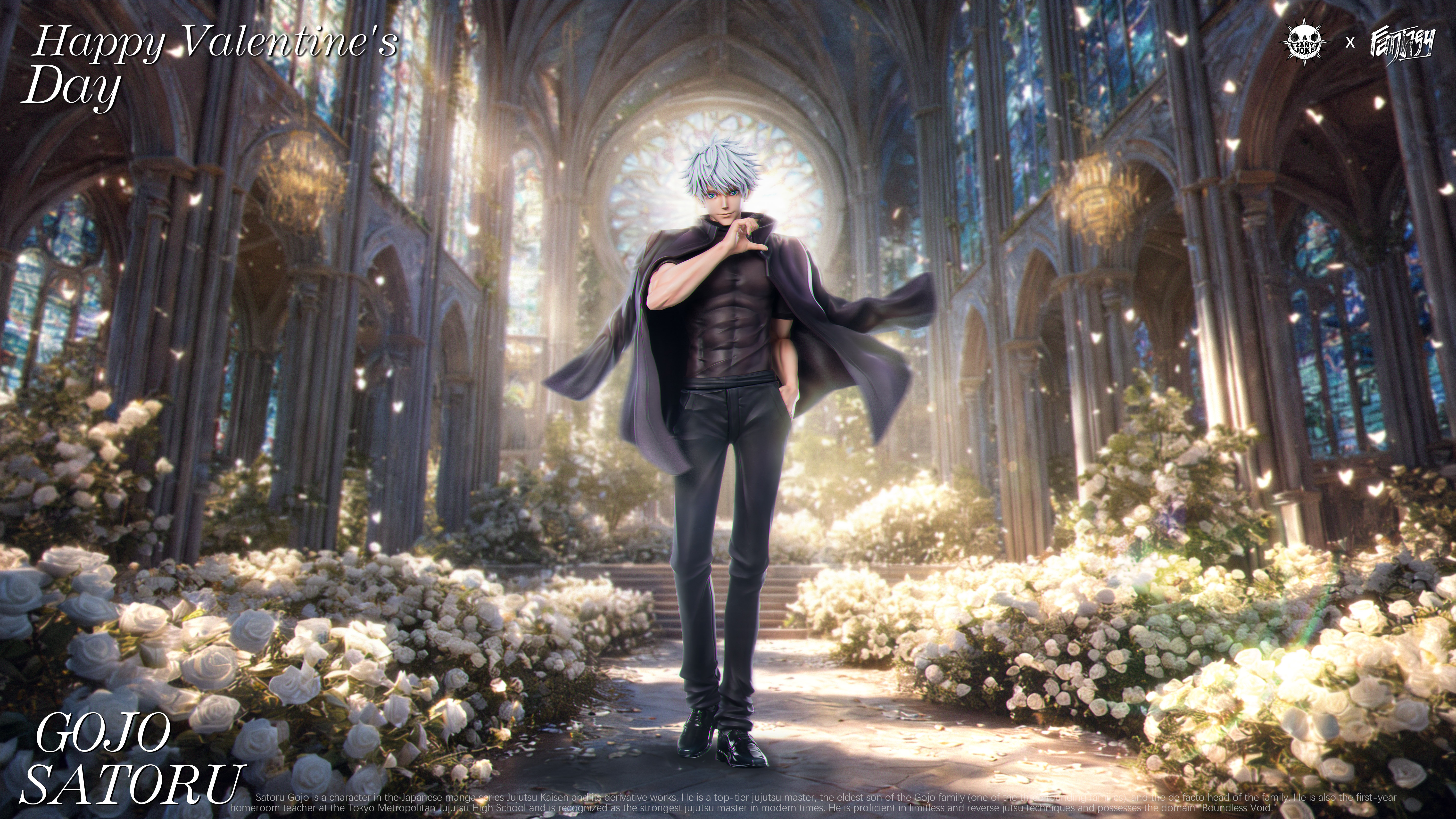 【Pre-sale】1/6 and 1/4 Scale Gojo with LED-ZanyJoke X FANTASY Studio