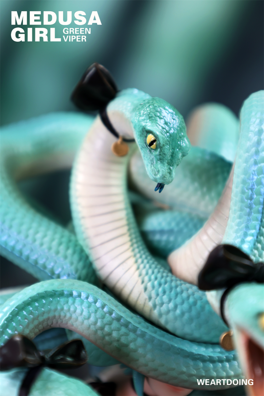【Pre-sale】Medusa Girl-Green Viper and Crimson Viper-WeArtDoing Studio