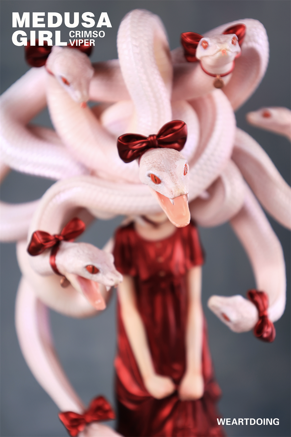 【Pre-sale】Medusa Girl-Green Viper and Crimson Viper-WeArtDoing Studio