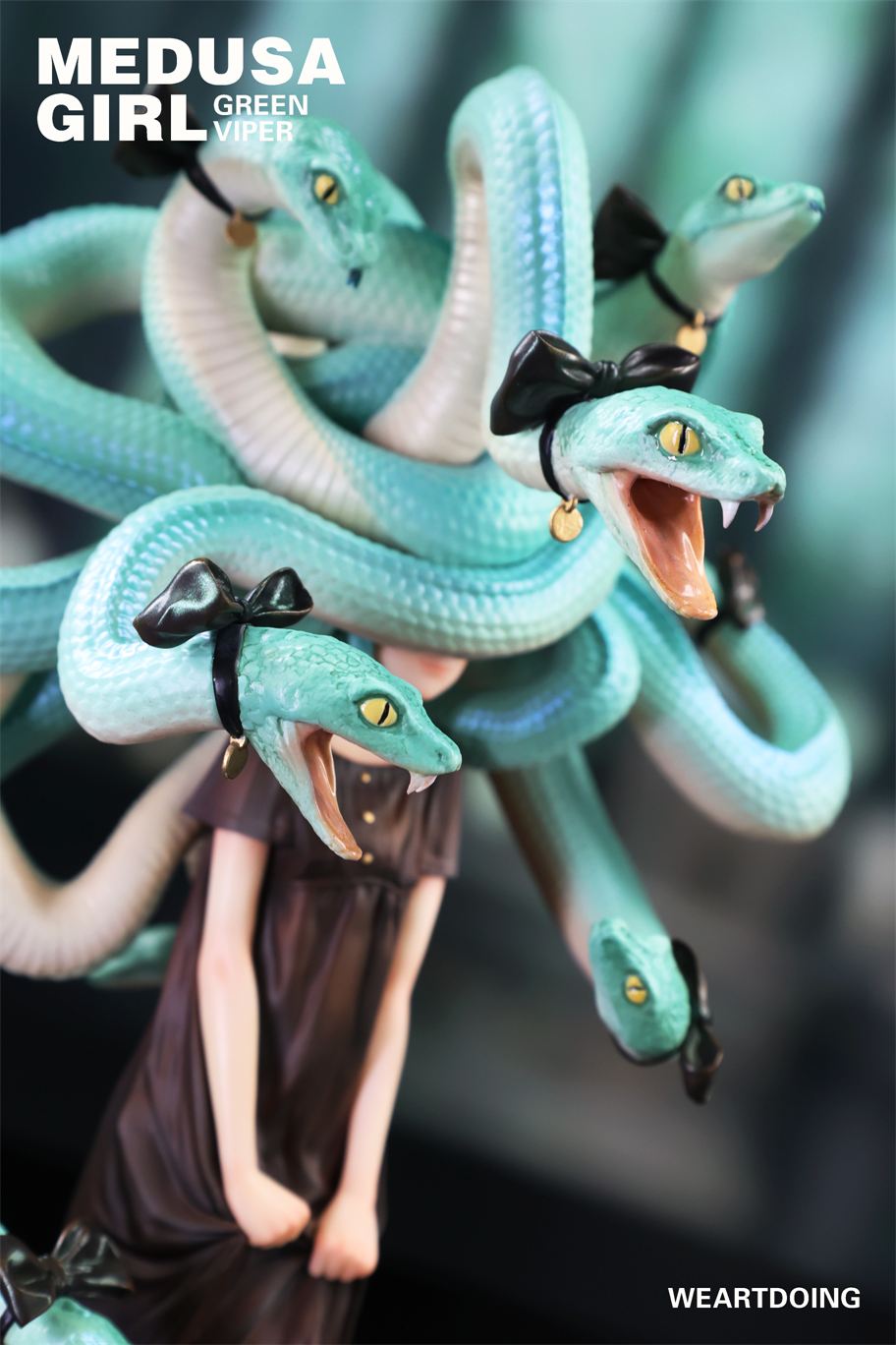 【Pre-sale】Medusa Girl-Green Viper and Crimson Viper-WeArtDoing Studio