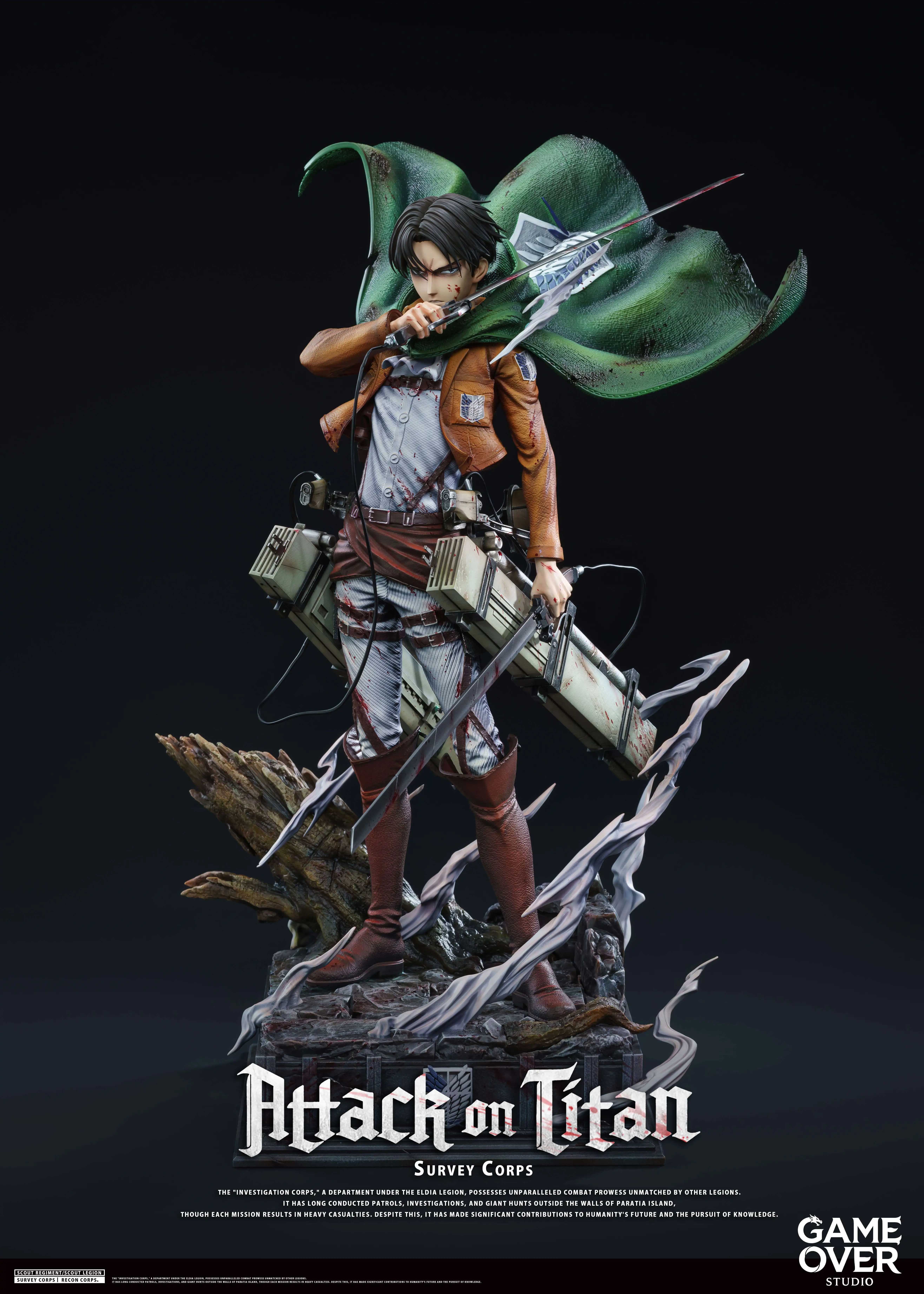 【Pre-sale】1/6 and 1/4 Scale Levi Ackerman-Game Over Studio