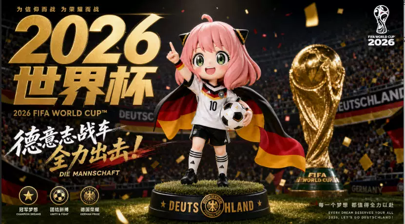 【Pre-sale】World Cup Anya-SPY X FAMILY-XJGF Studio