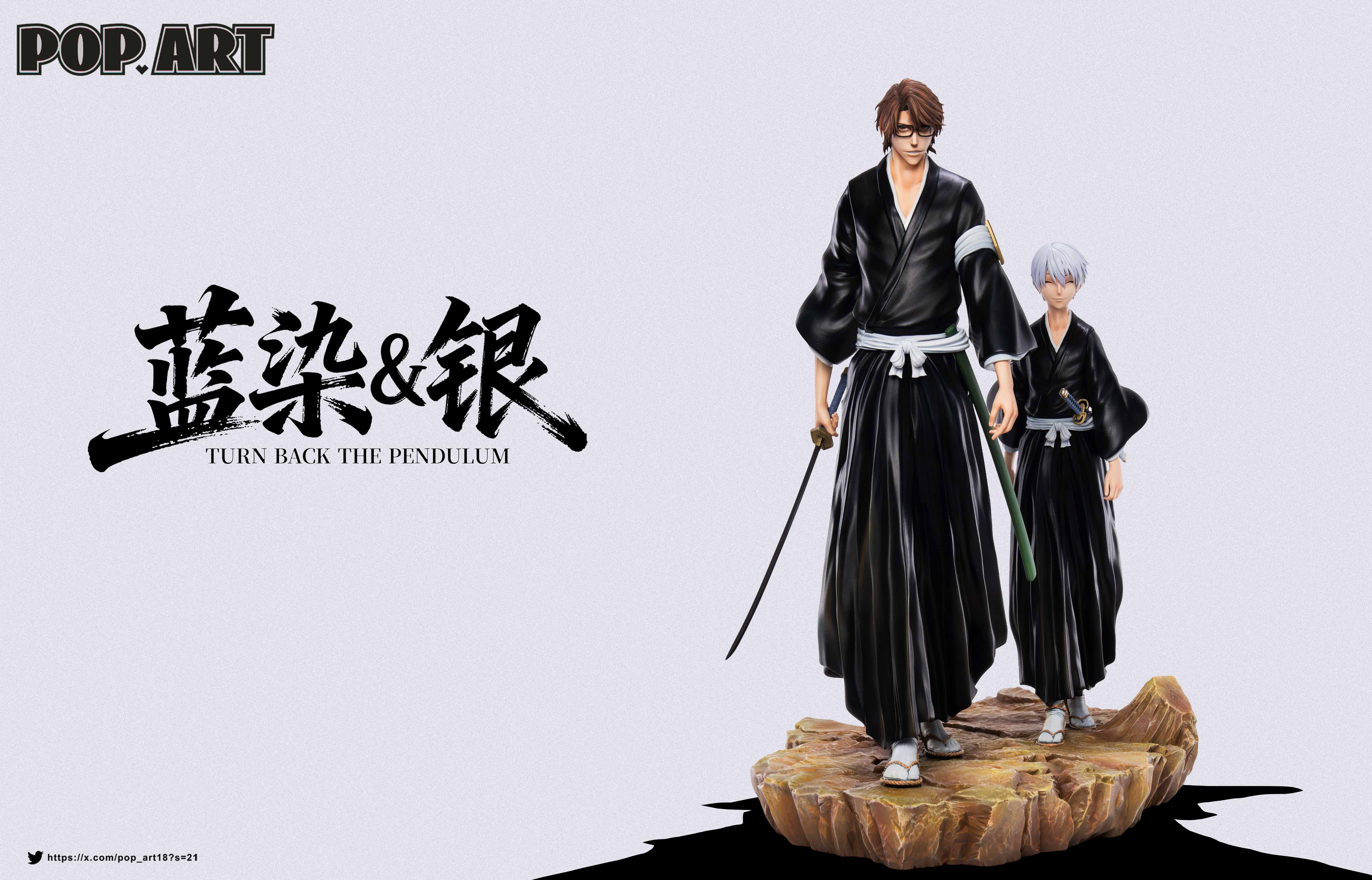 【Pre-sale】1/6 Scale Sosuke Aizen and Ichimaru Gin-POP.ART Studio