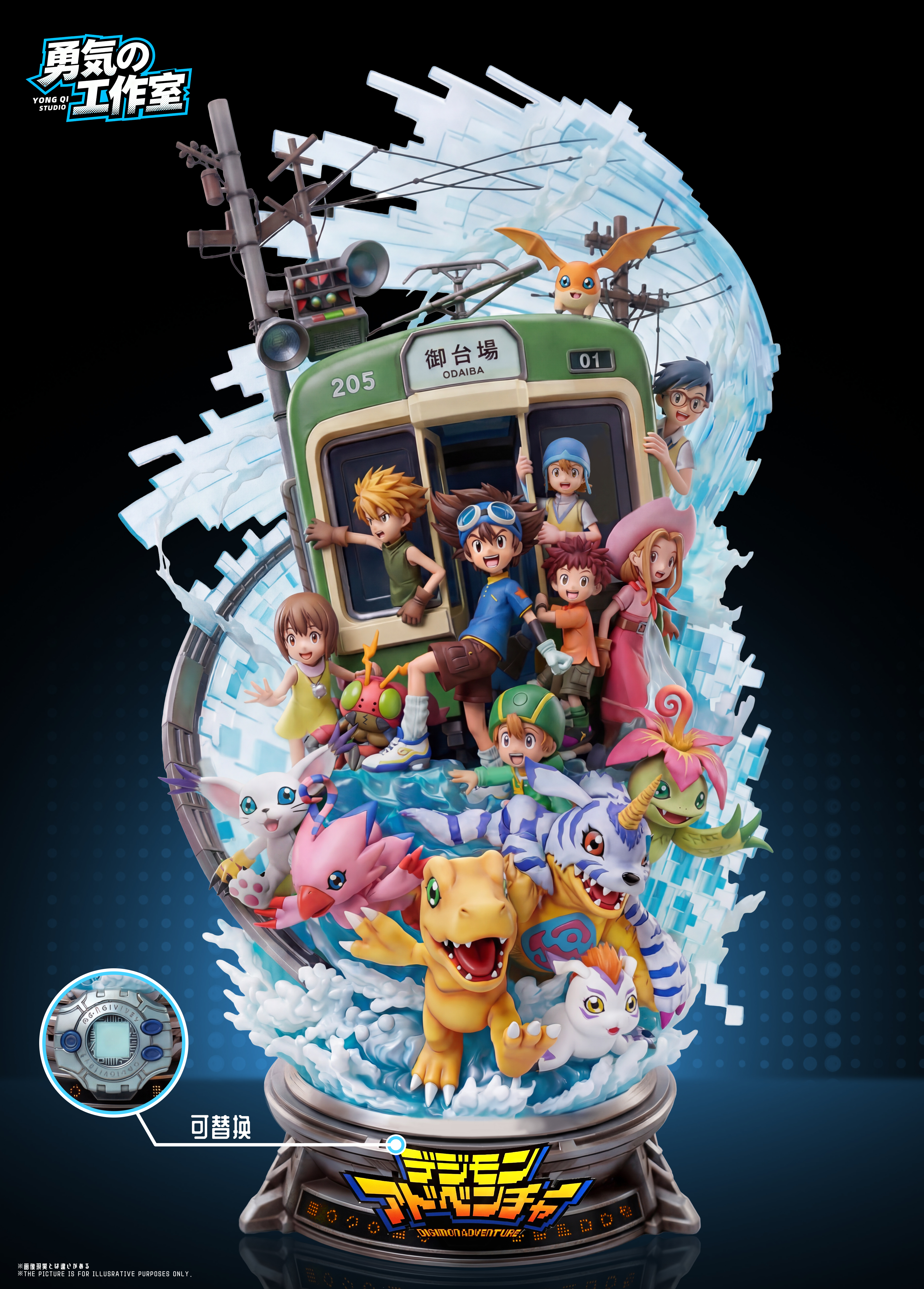 【Pre-sale】Digital Train-Digimon Adventure-YongQi Studio
