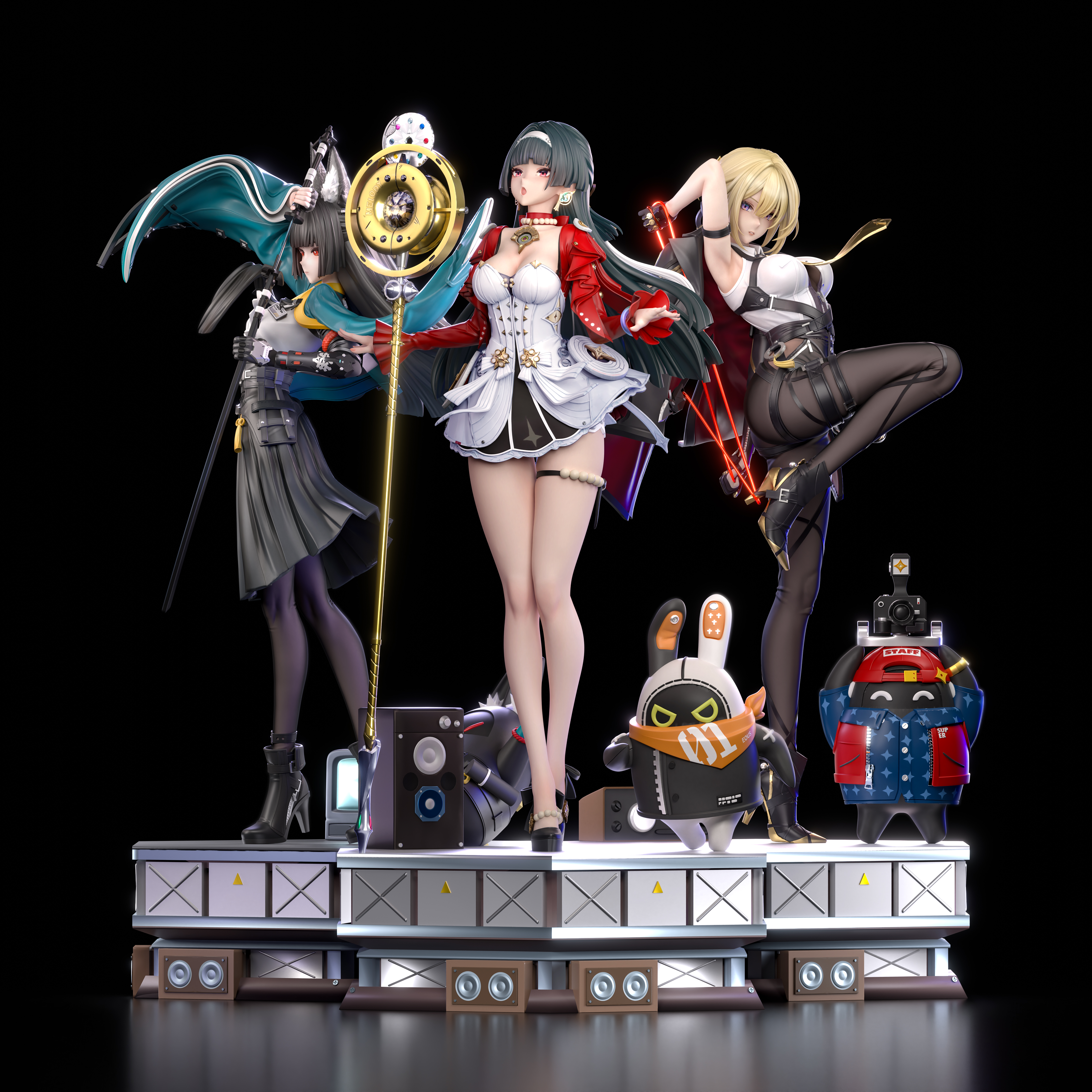 【Pre-sale】1/6 Scale Astra Yao, Hoshimi Miyabi and Evelyn Chevalier-HaJiMi Studio