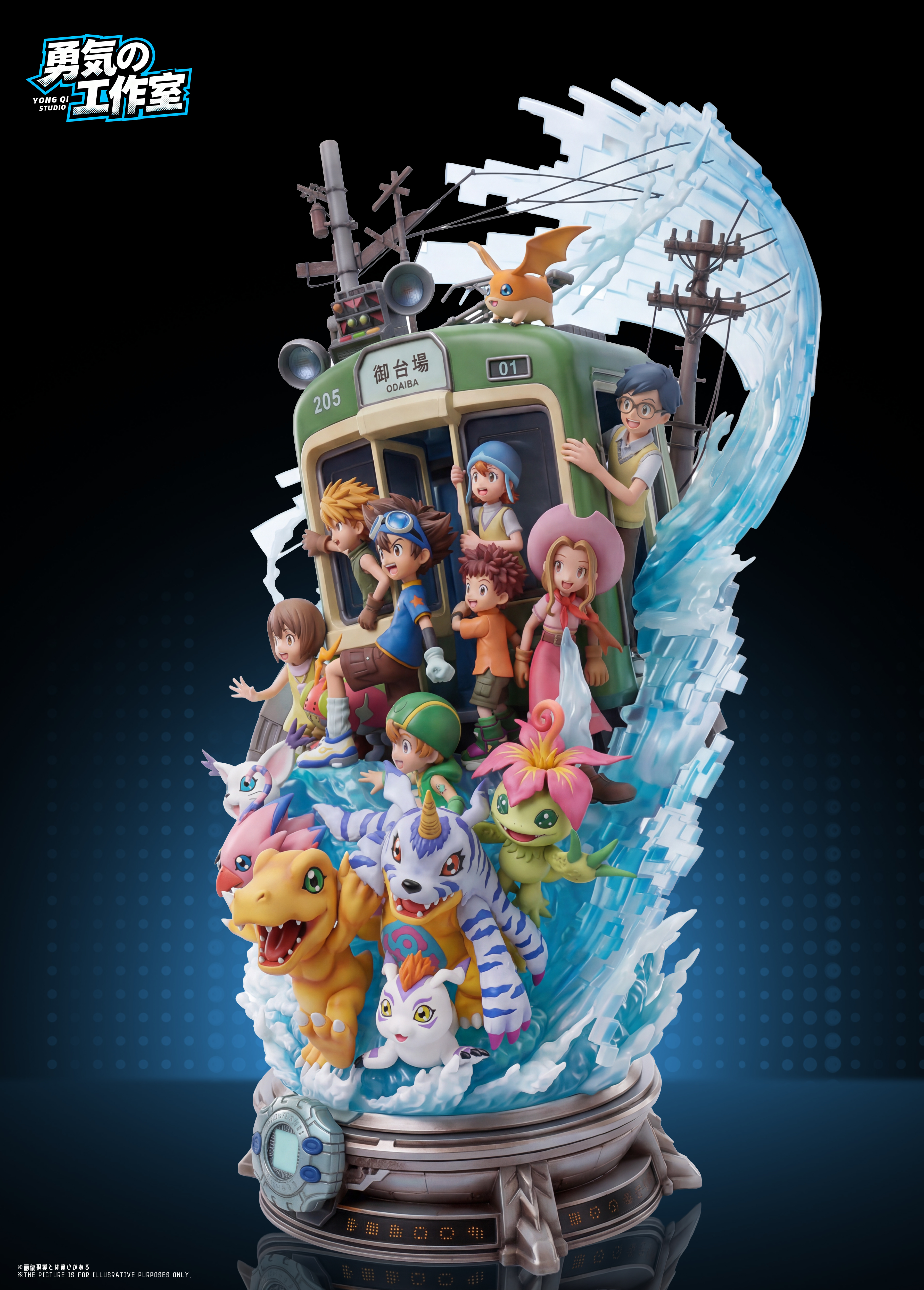 【Pre-sale】Digital Train-Digimon Adventure-YongQi Studio