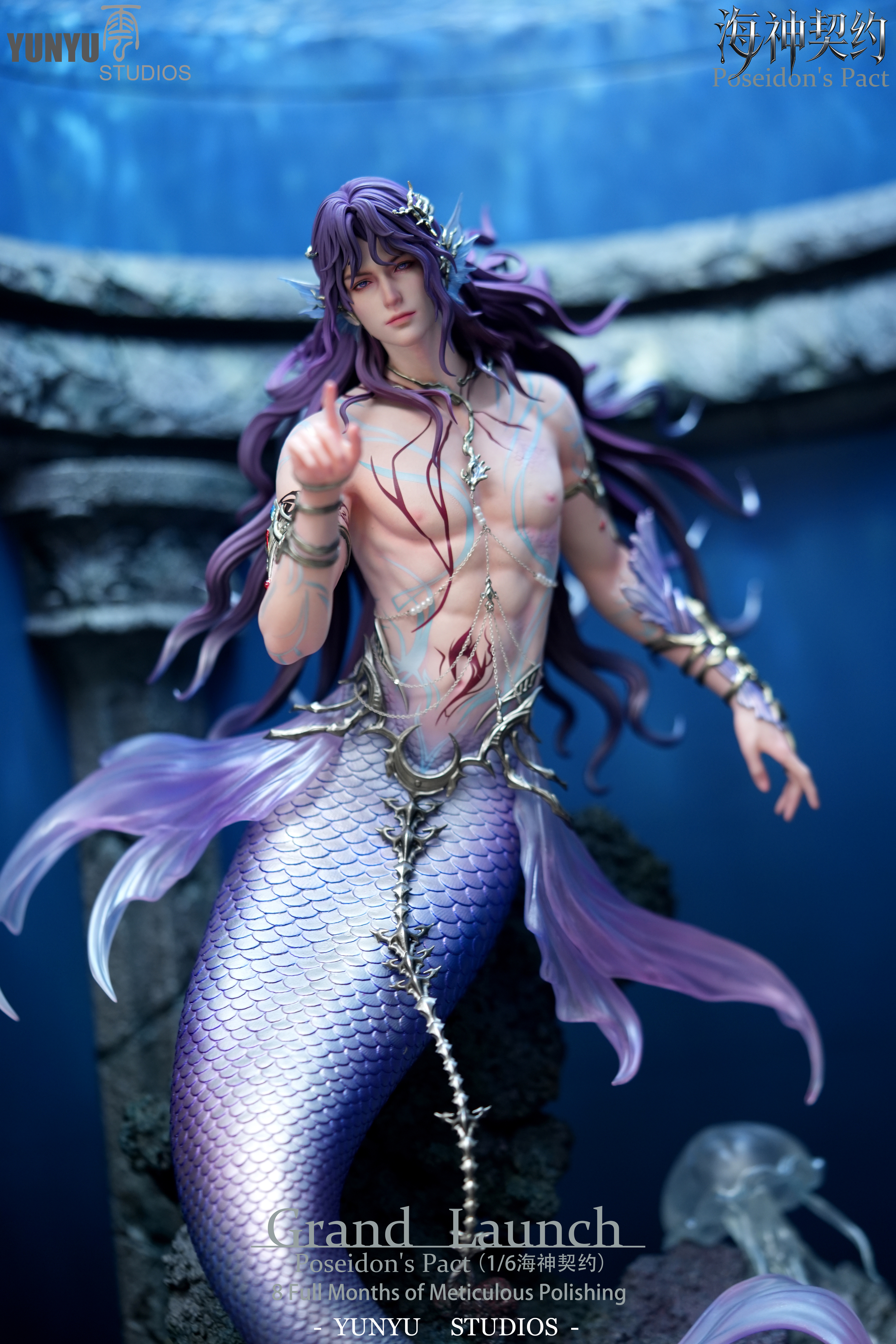 【Pre-sale】1/6 Scale Grand Launch Poseidon's Pact Rafayel-YunYu Studio