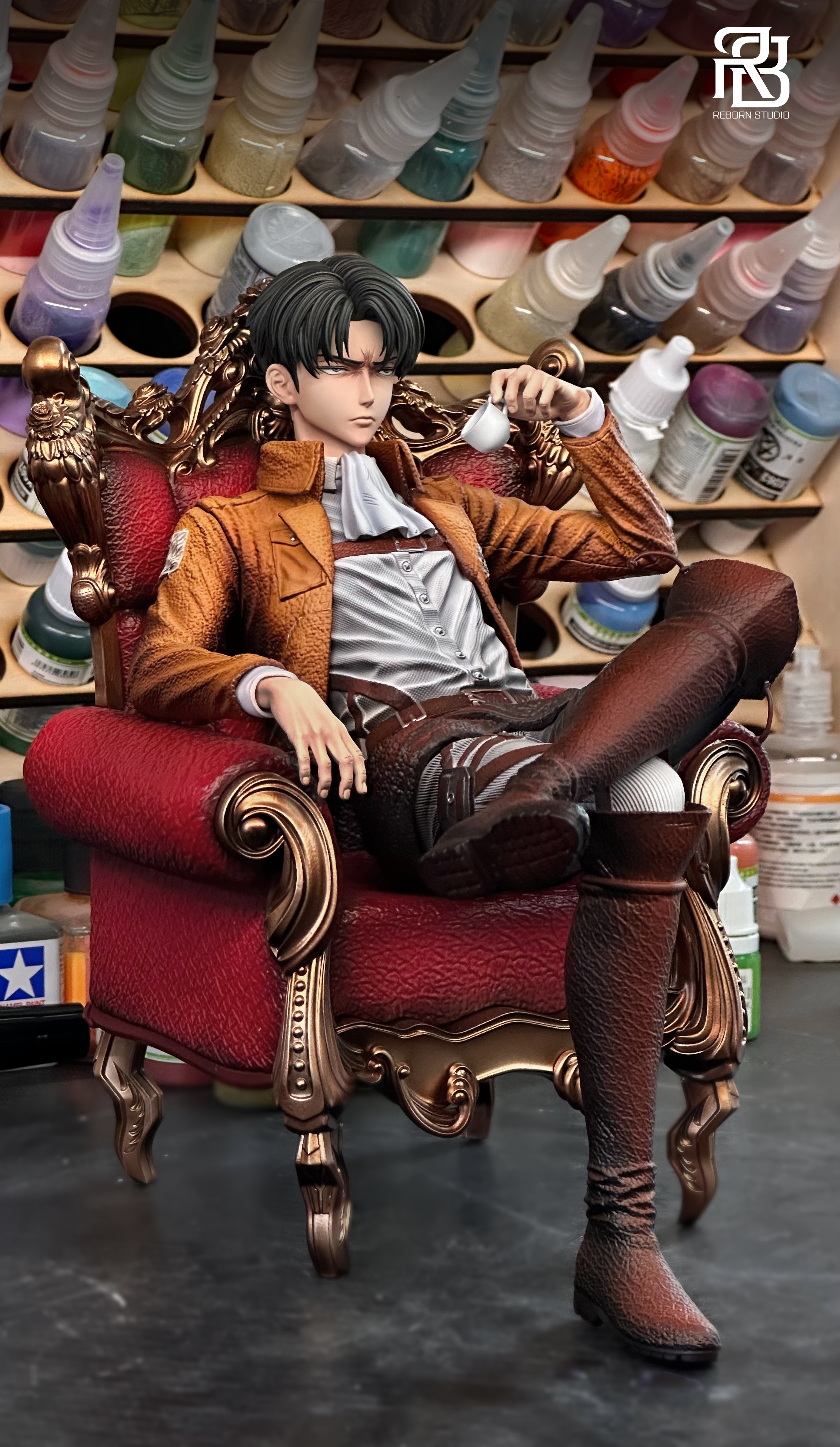【Pre-sale】1/6 Scale Levi Drinking Tea-ReBorn Studio
