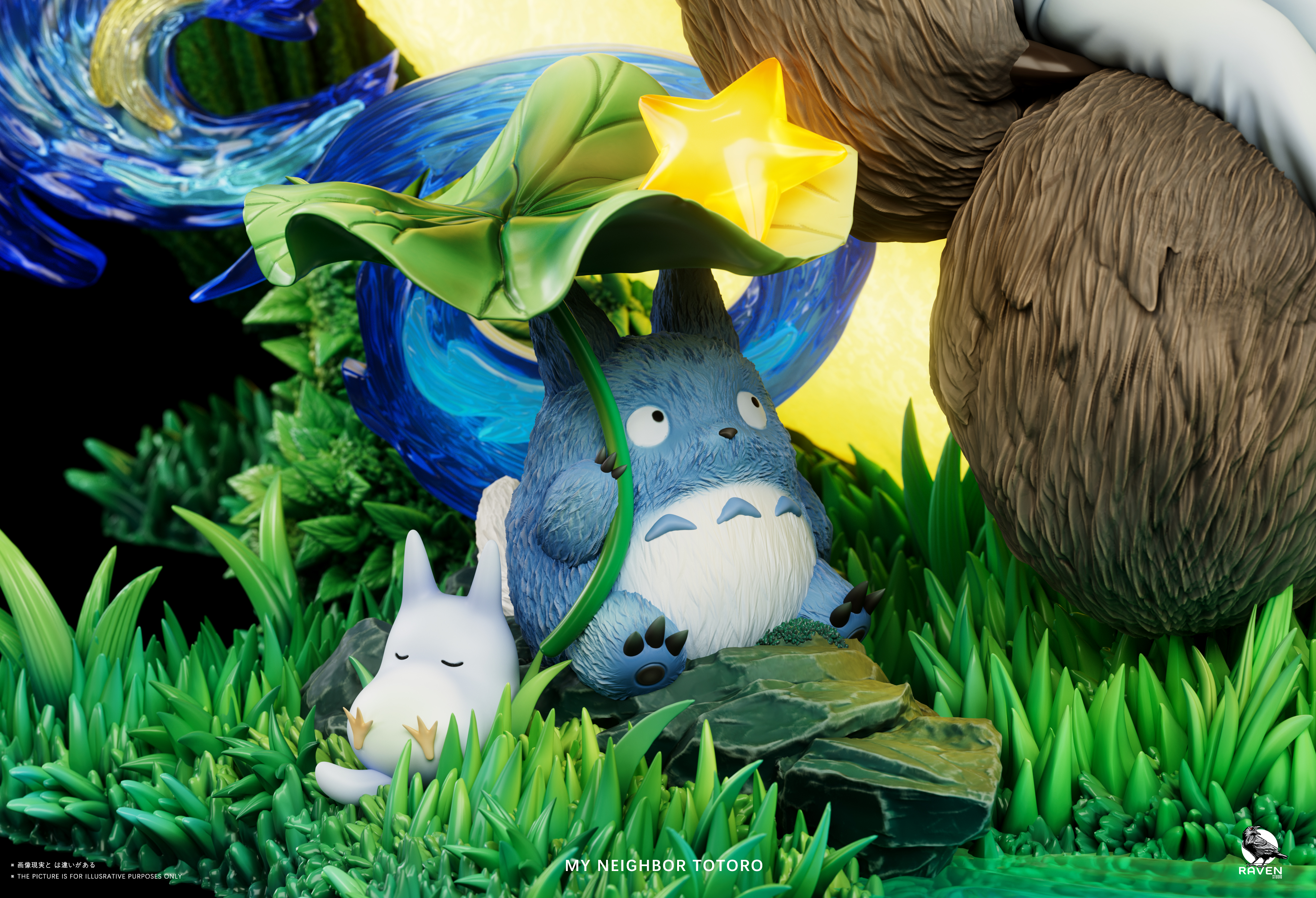 【Pre-sale】Totoro Under Starry Sky-My Neighbor Totoro-Raven Studio