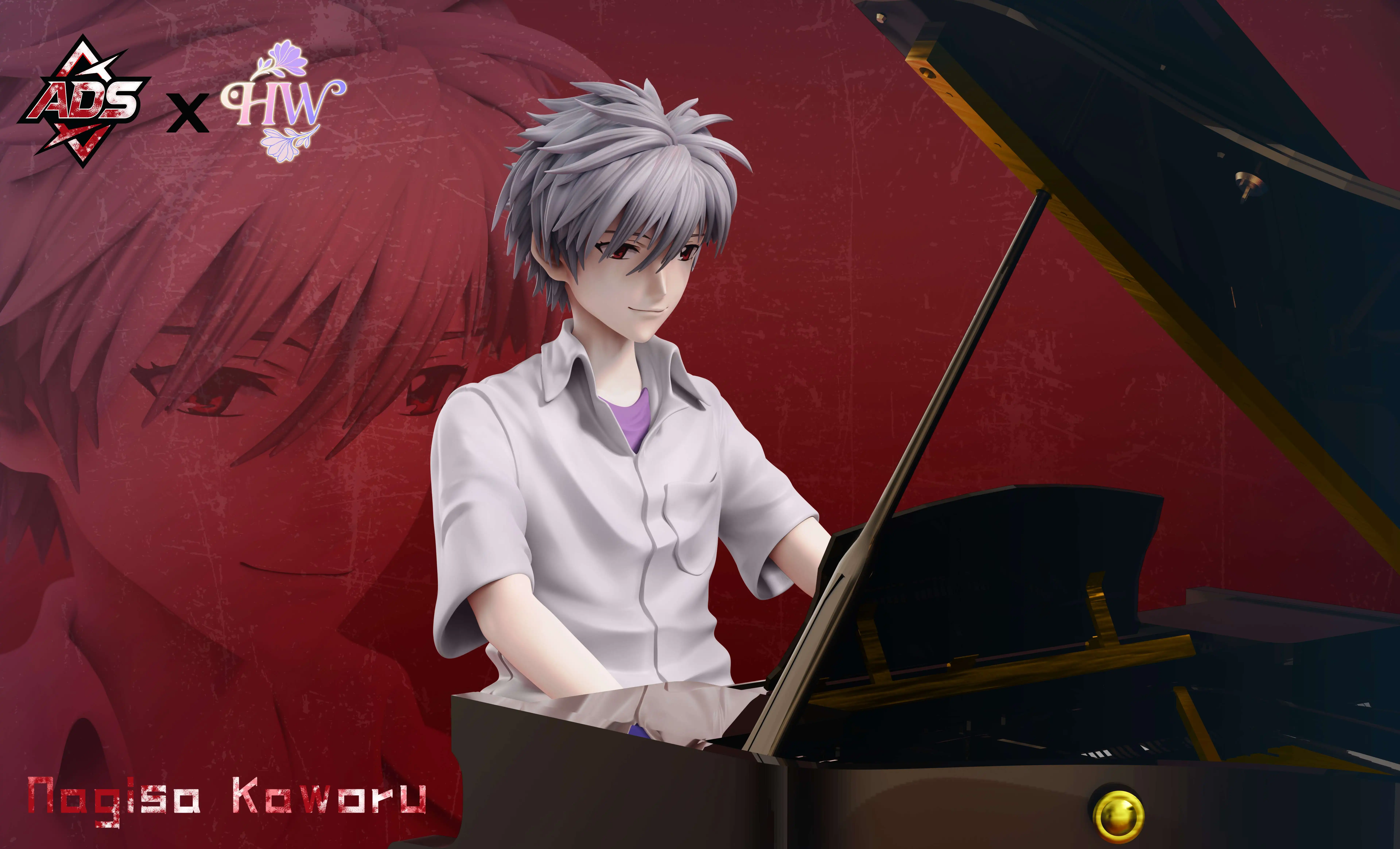 【Pre-sale】1/6 Scale Piano Nagisa Kaworu-ADS Studio