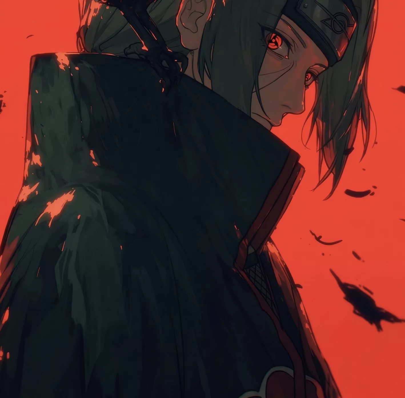 【Pre-sale】Decorative Painting of Crow Uchiha Itachi-H2 Studio