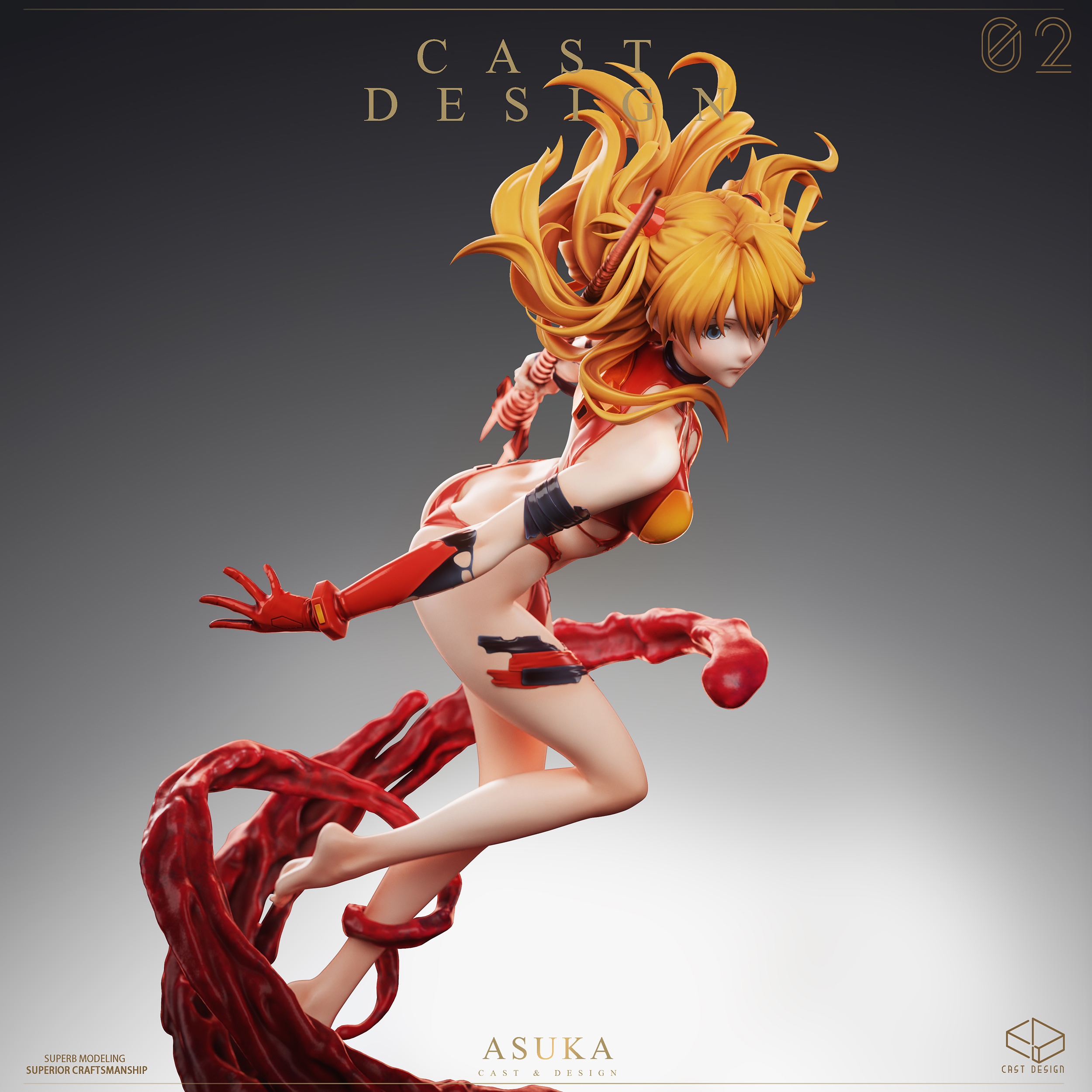 【Pre-sale】1/4 Scale NO.10 Asuka-Cast Design Studio