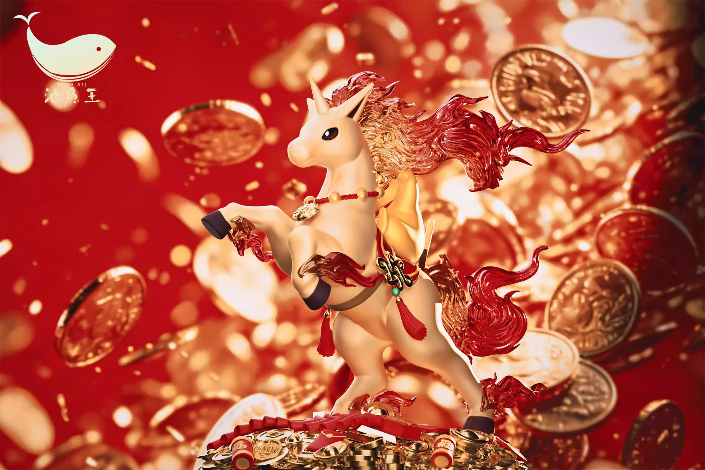 【Pre-sale】Pikachu Riding Horse-Shima Aji Studio