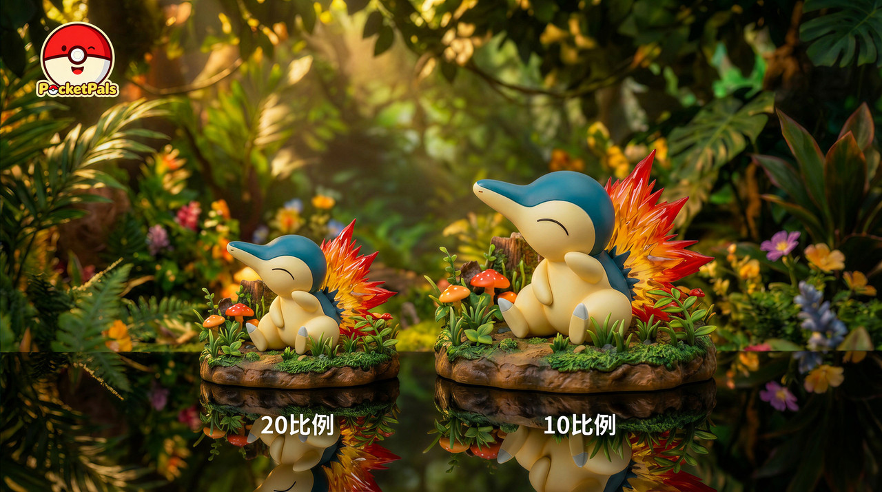 【Pre-sale】1/20 and 1/10 Scale Cyndaquil-PocketPals Studio