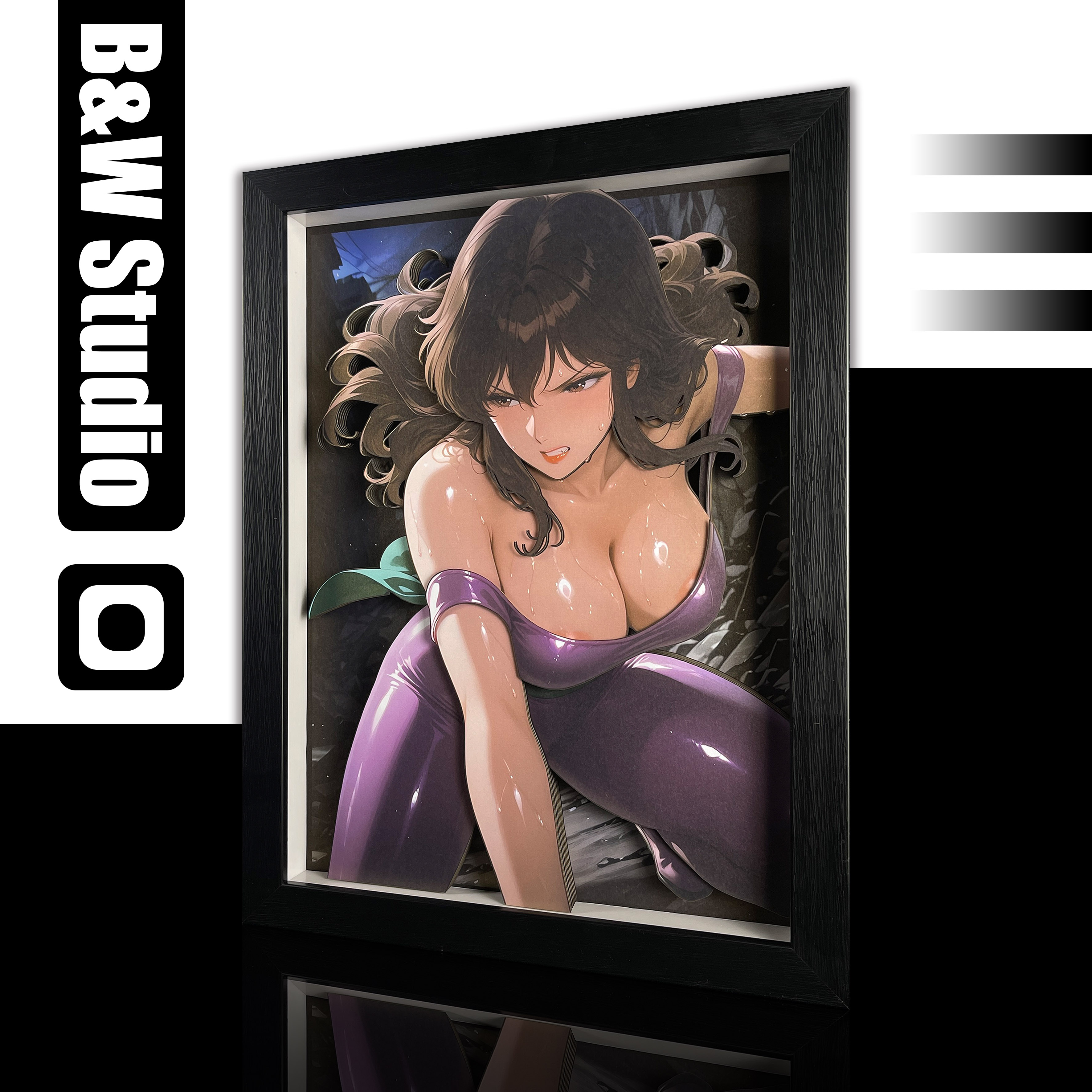 【Pre-sale】Decorative Painting of Kisugi Rui-Black and White Studio