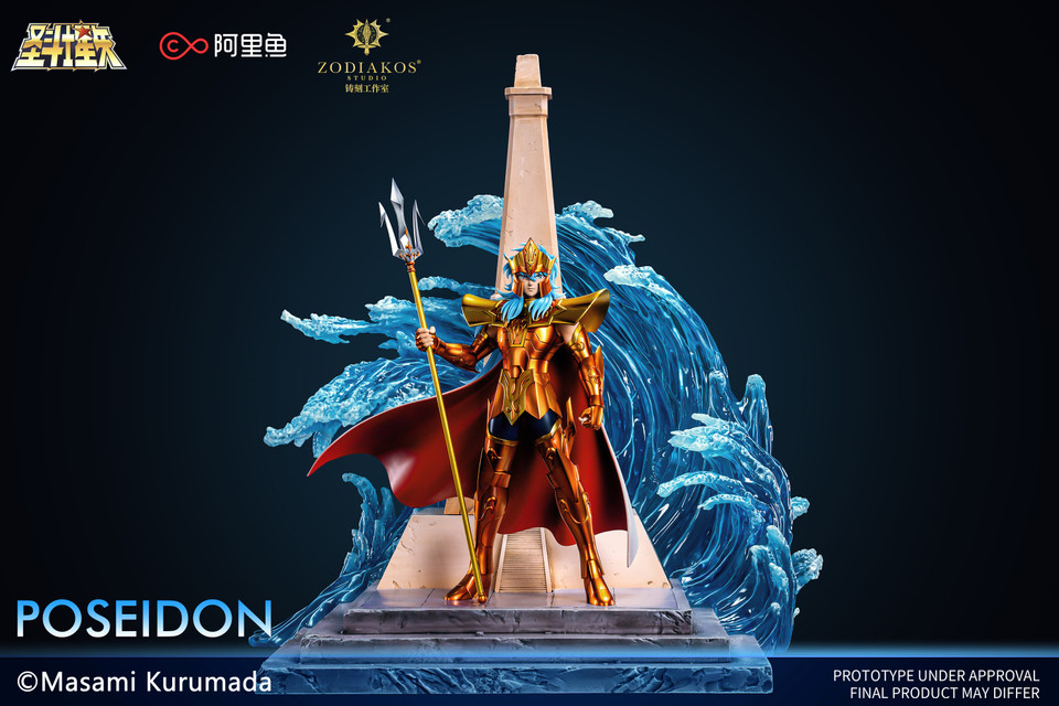【Pre-sale】1/6 Scale Poseidon with LED Licensed-Saint Seiya-Zodiakos Studio