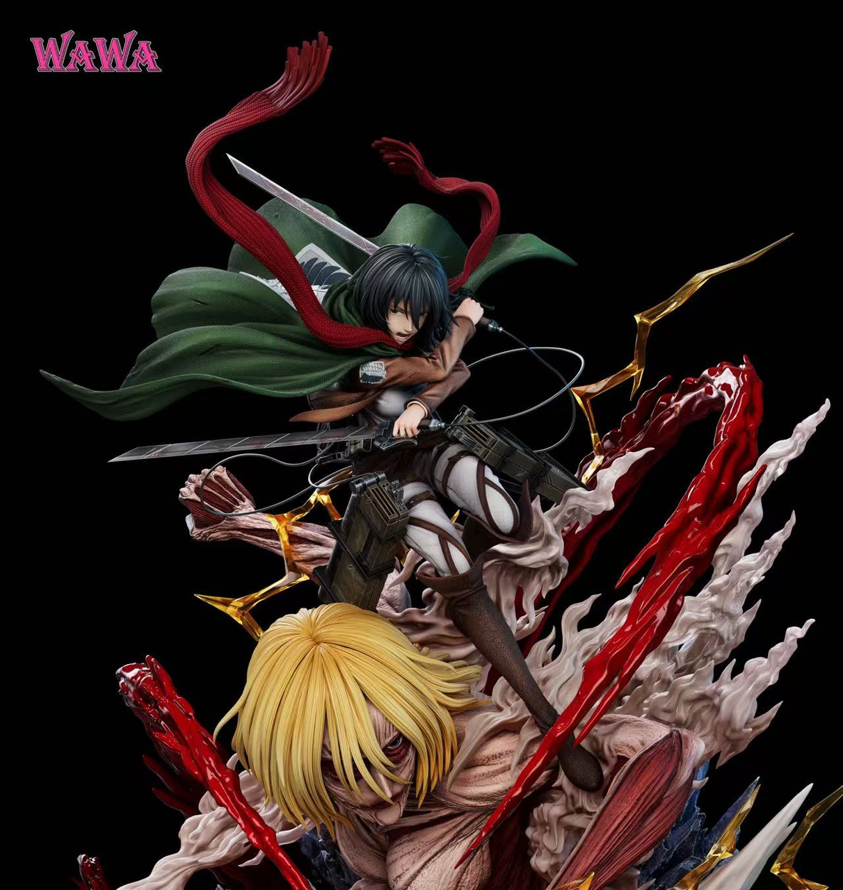 【Pre-sale】Mikasa Ackerman and Female Titan-WAWA Studio