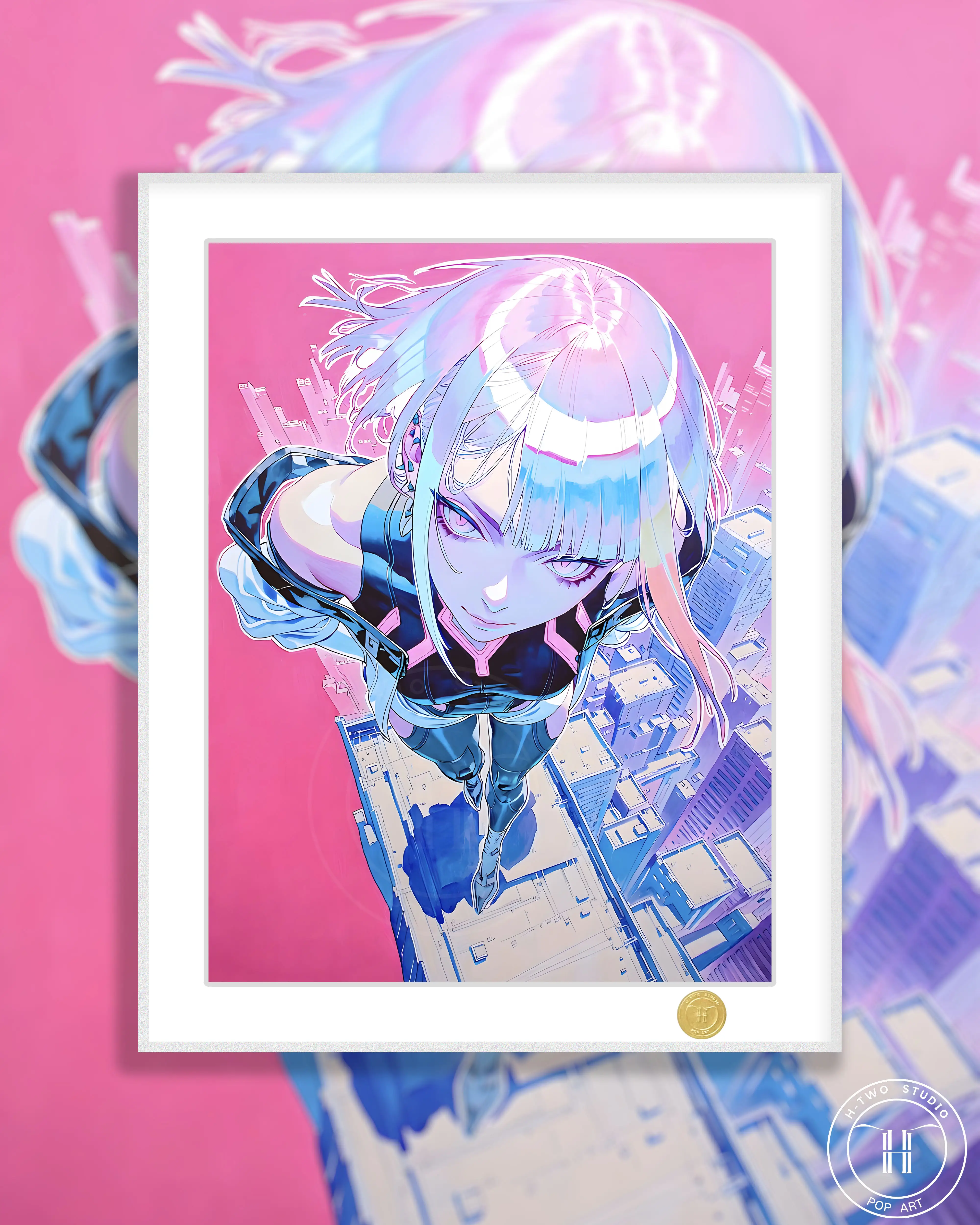 【Pre-sale】Decorative Painting of Pink Lucy-H2 Studio