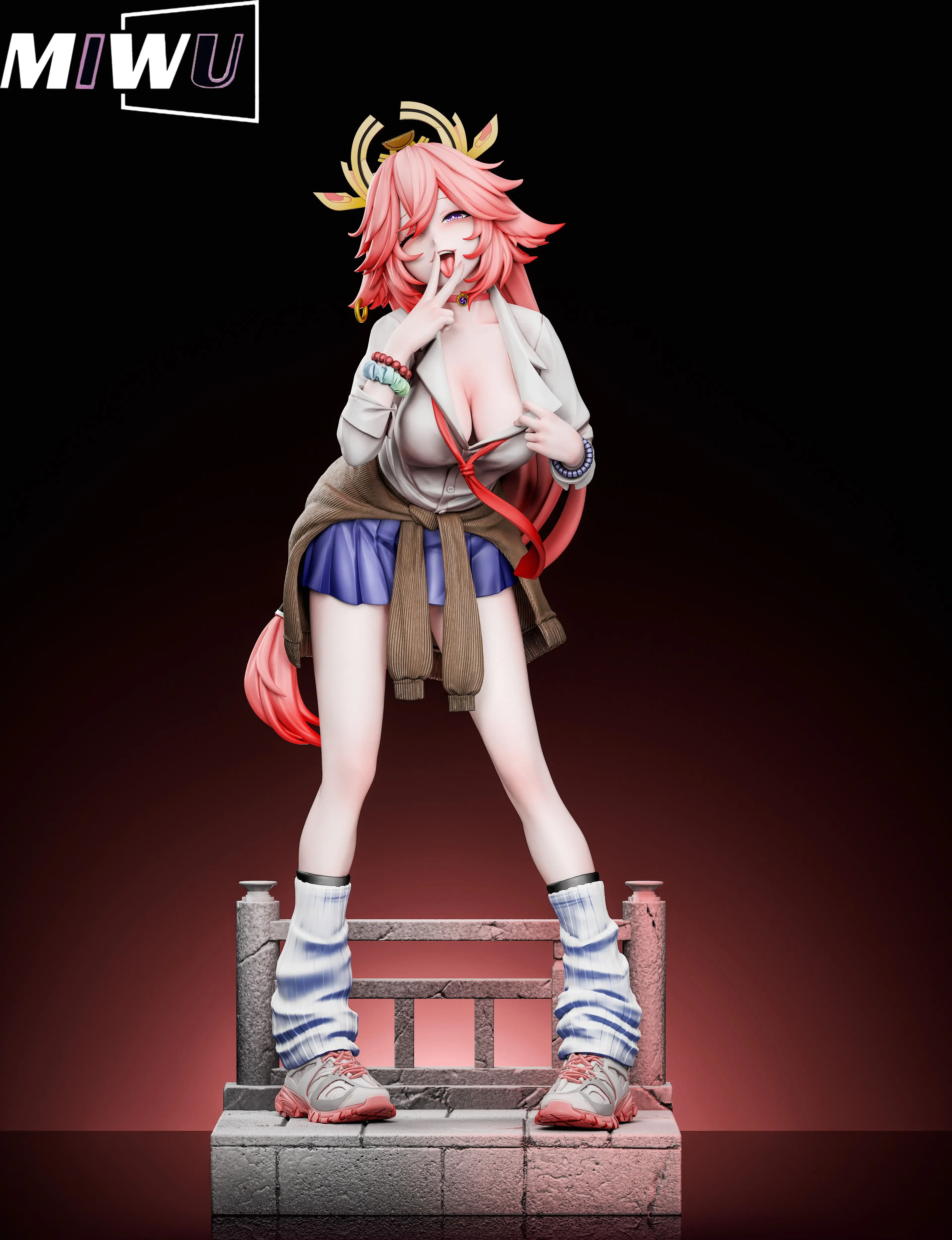 【Pre-sale】1/6 Scale Raiden Shogun and Yae Miko-Miwu Studio
